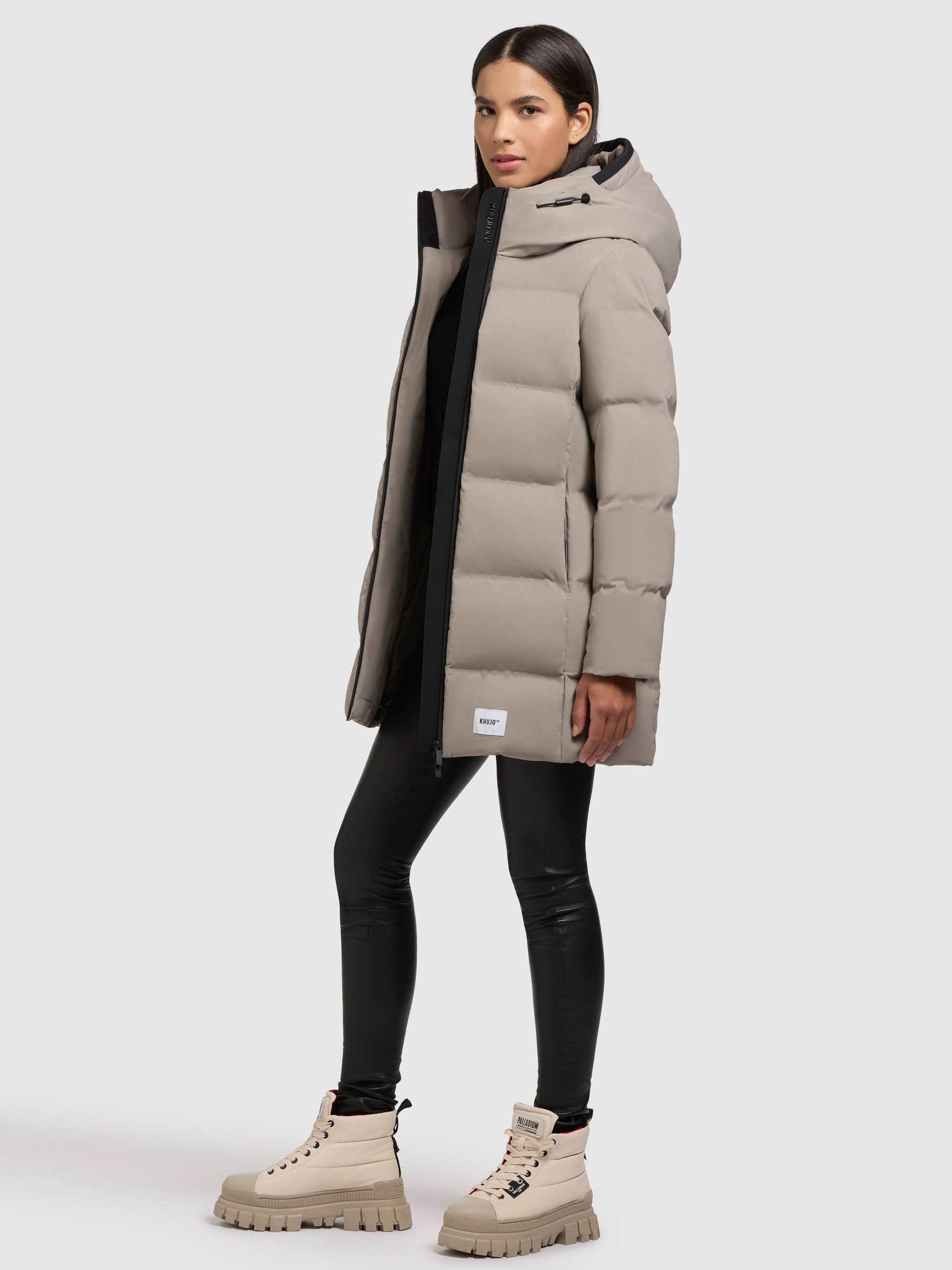 khujo Steppjacke »TANARE2«, mit Kapuze
