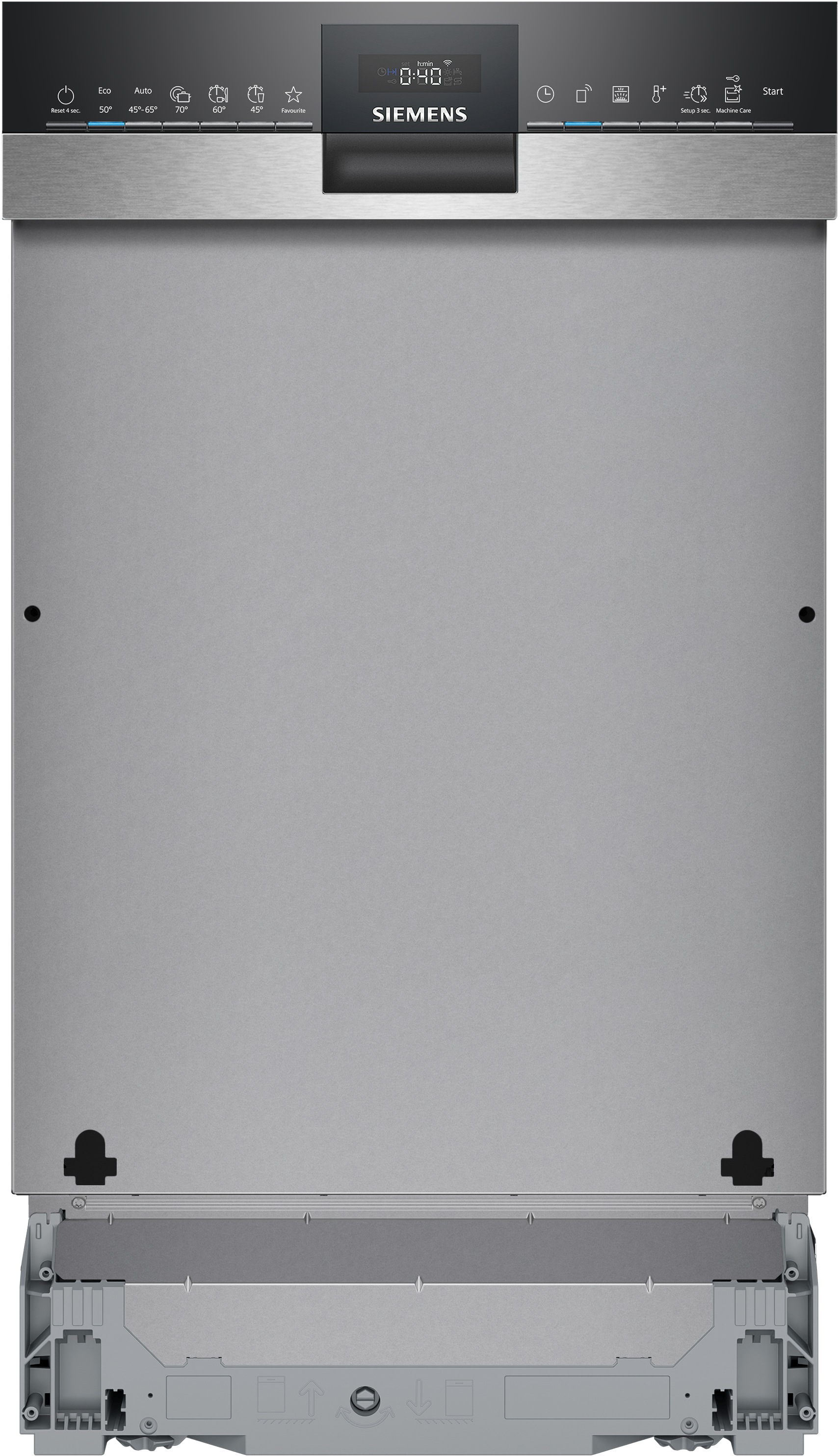 SIEMENS teilintegrierbarer Geschirrspüler iQ300 "SR53ES25KE" 10 tlg. Maßgedecke