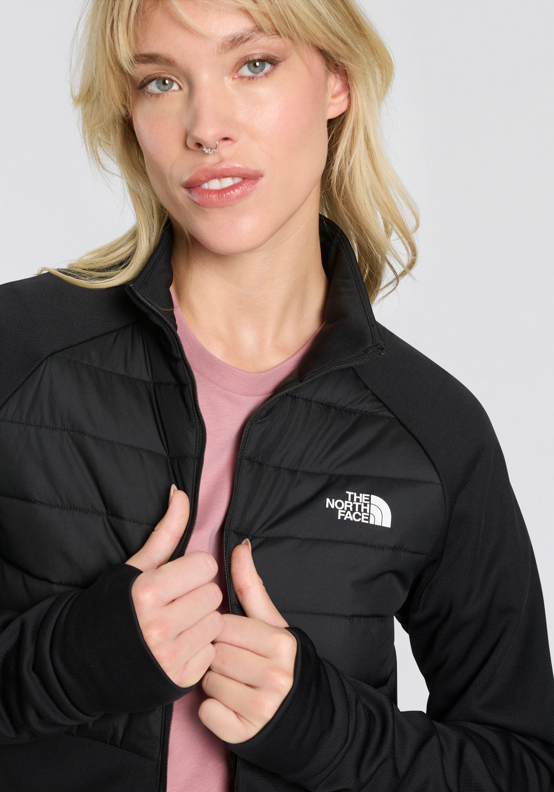 The North Face Fleecejacke »W REAXION 2.0 HYBRID JACKET«, (1 St.)