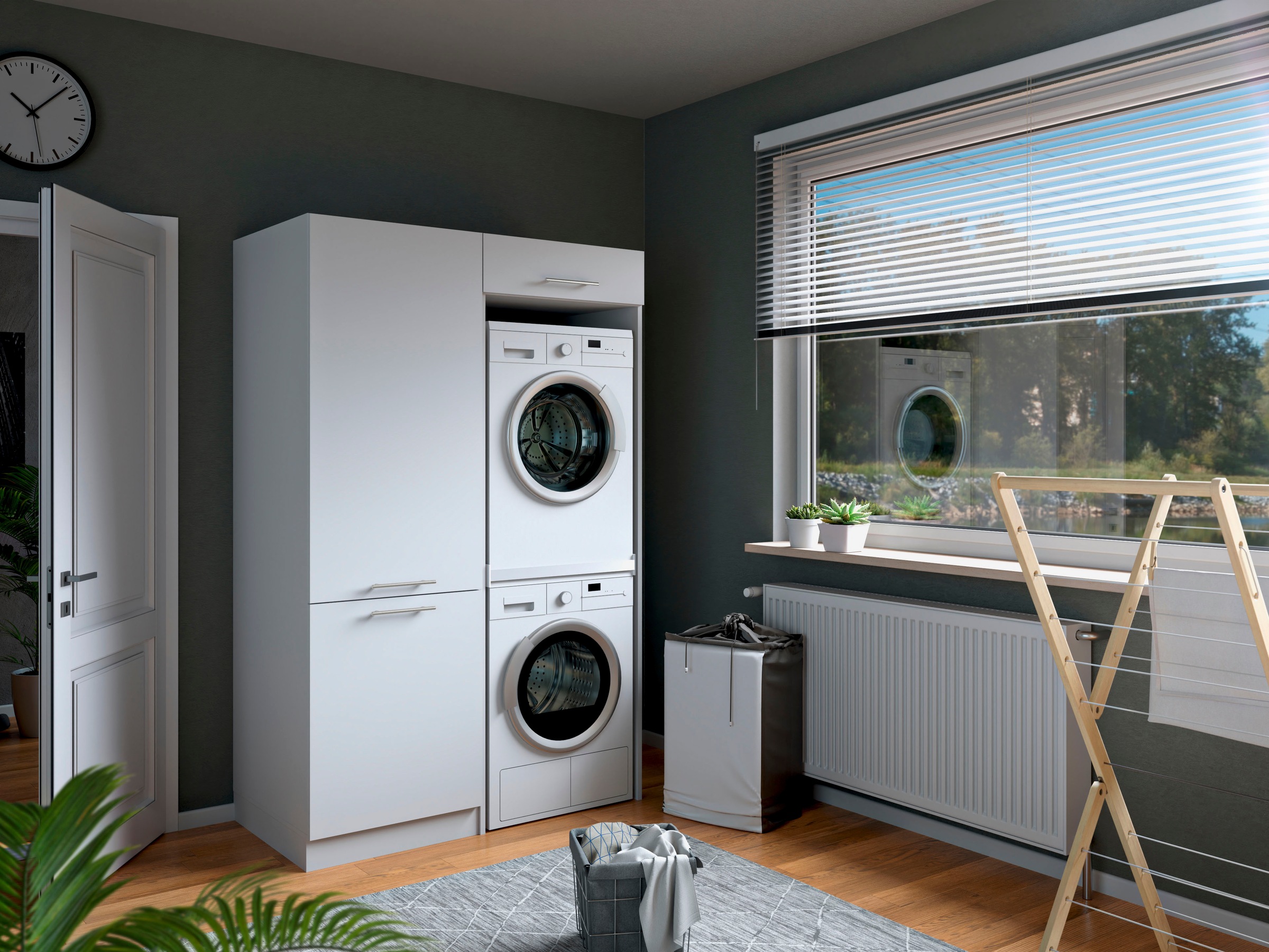 Laundreezy Mehrzweckschrank-Set "Laundreezy, 2-tlg. Mehrzweckschrank-Set B/ günstig online kaufen