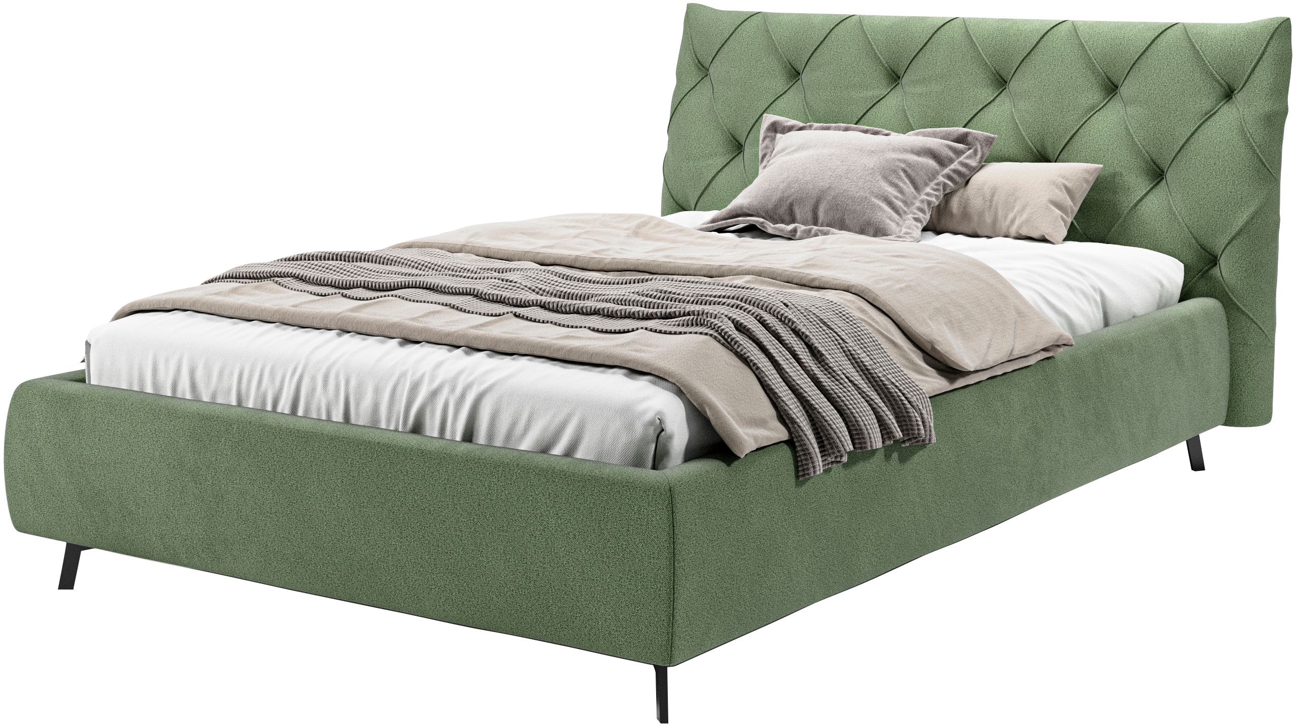 Home affaire "Elloree, in 4 Breiten bis 200cm, auch in Leder" Kopfteilhöhe 105 cm, belastbar bis 280 kg, auch in Überlänge 220cm