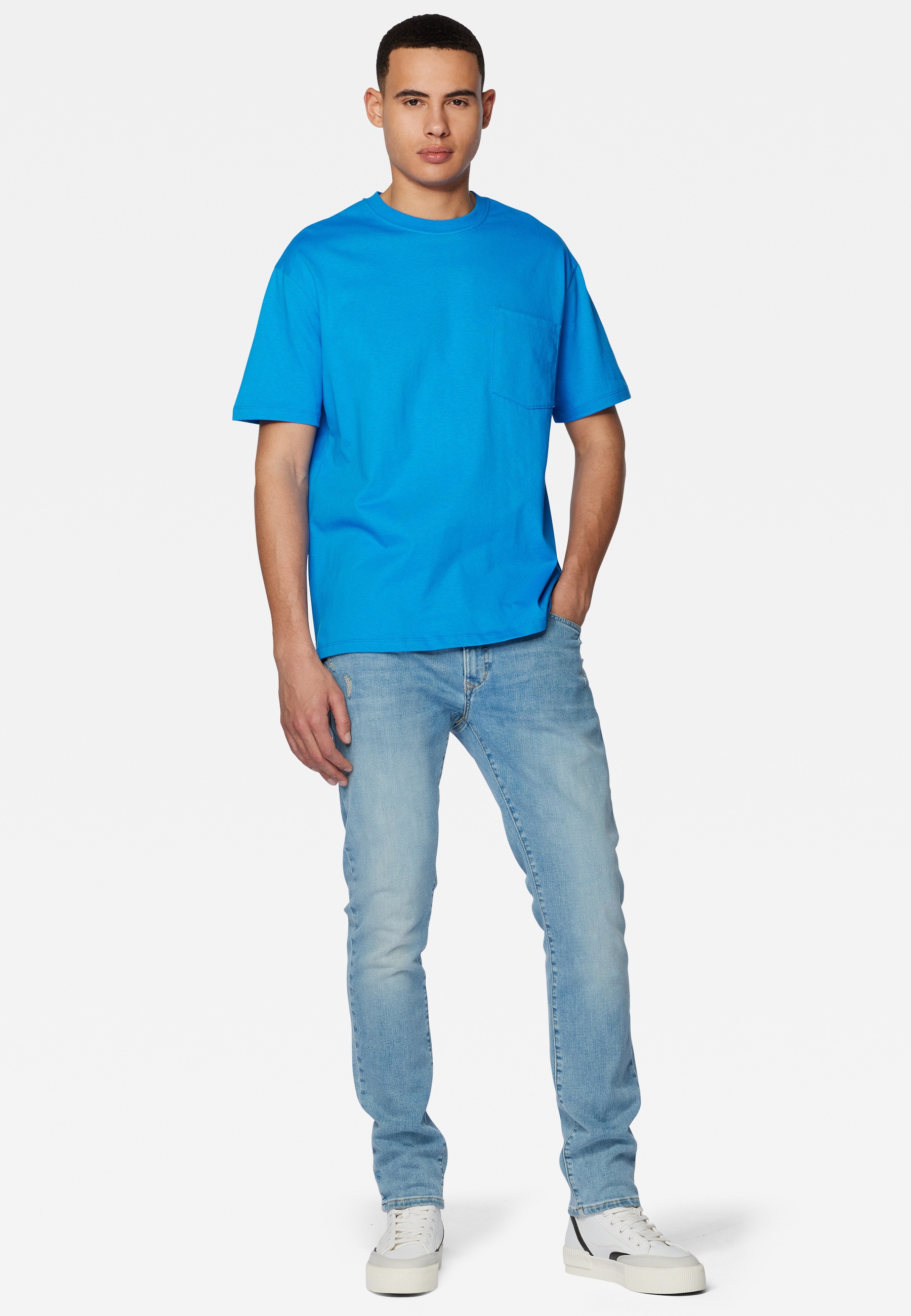 Mavi Rundhalsshirt "POCKET TEE", Basic Tee