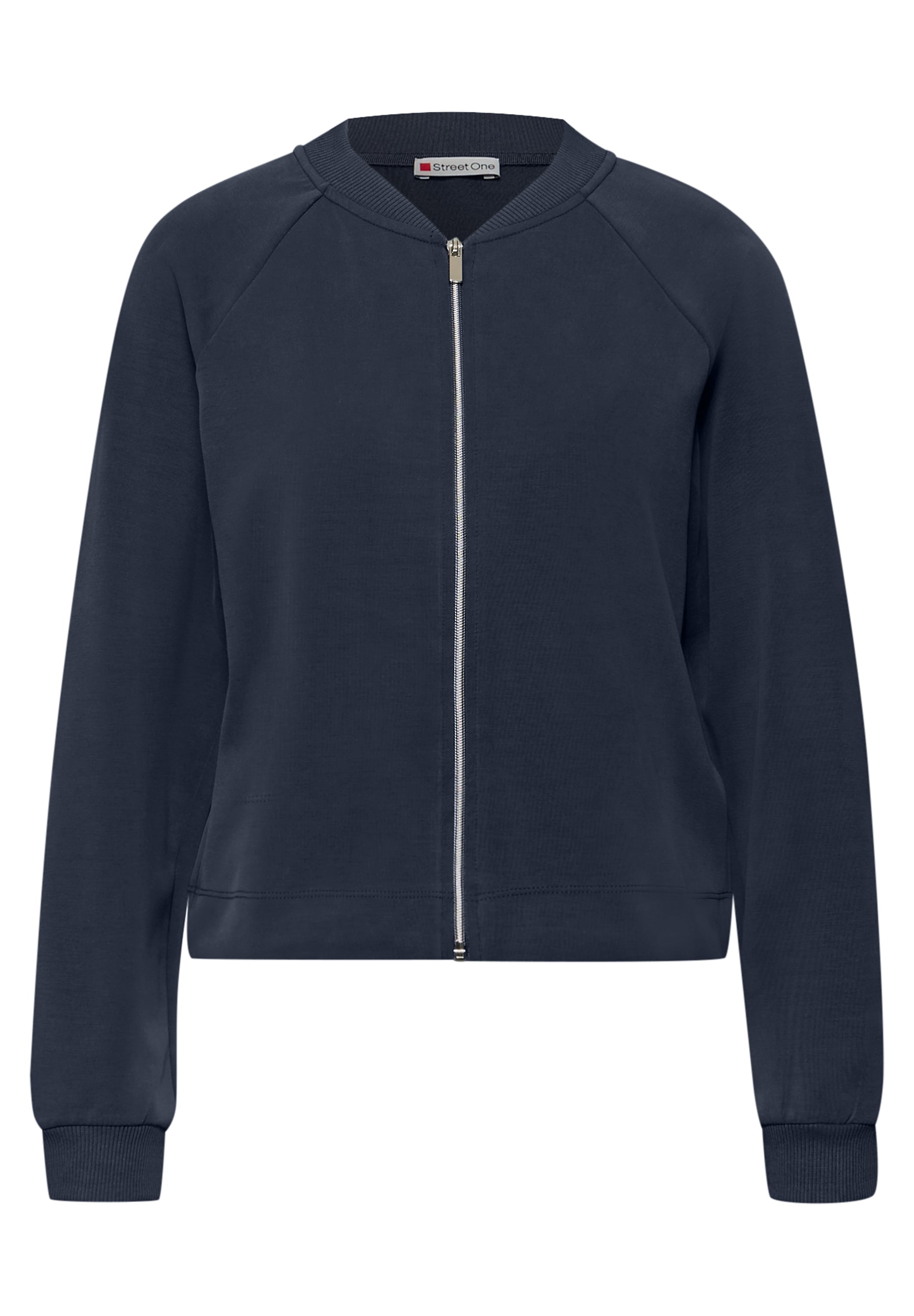 STREET ONE Cardigan aus elastischem Materialmix
