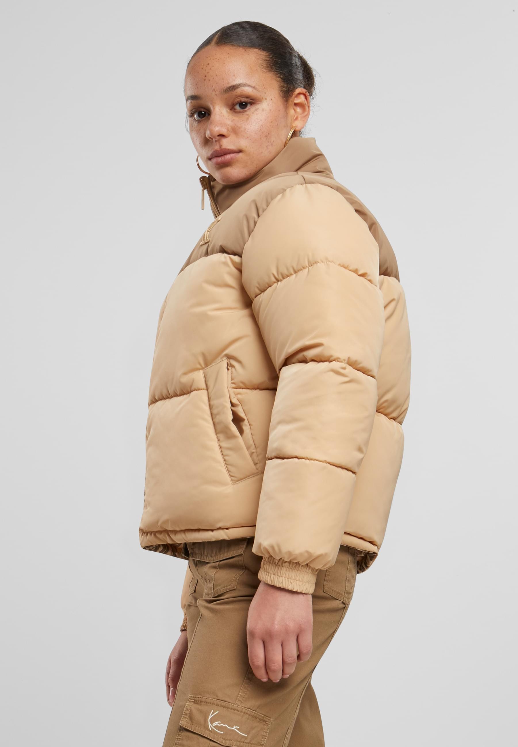 Karl Kani Winterjacke »Karl Kani Karl Kani OG Revsersible Puffer Jacket«, (1 St.), ohne Kapuze