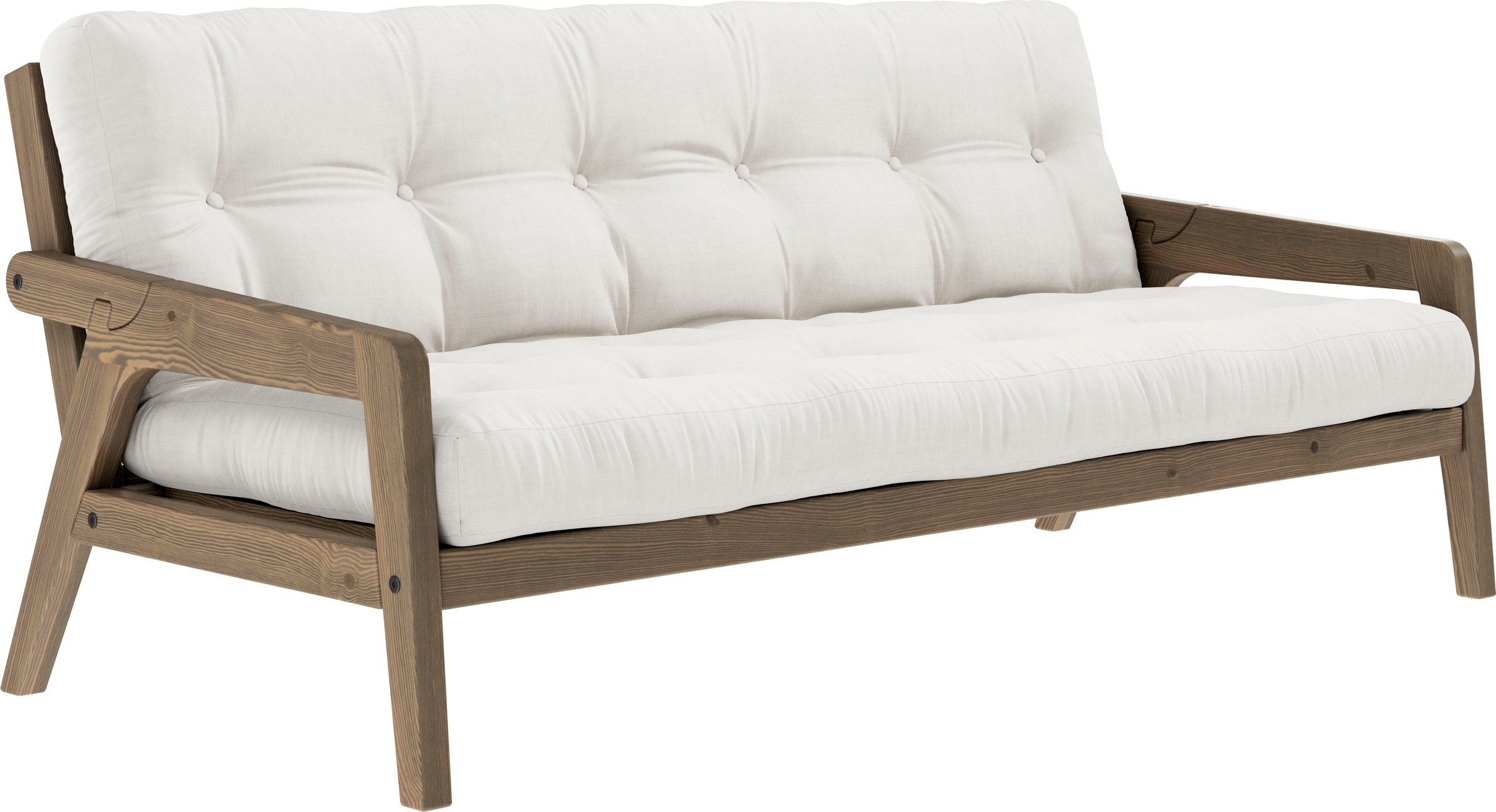 Karup Design Schlafsofa, Mit Holzstruktur, inkl. Futonmatratze, Liegefläche 130x190 cm