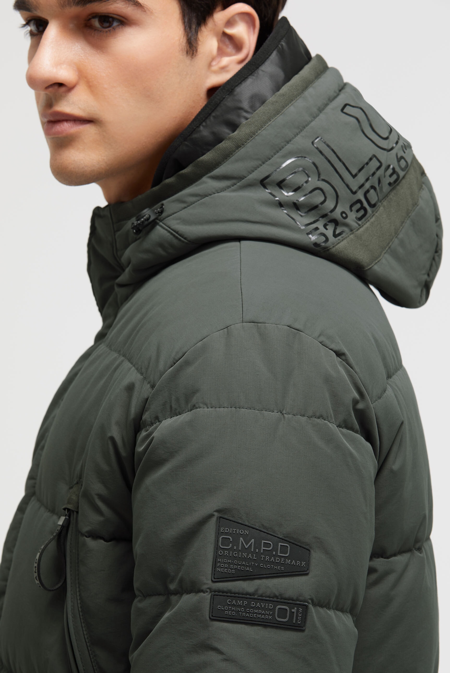 CAMP DAVID Parka mit Kapuze mit Tunnelband in der Taille