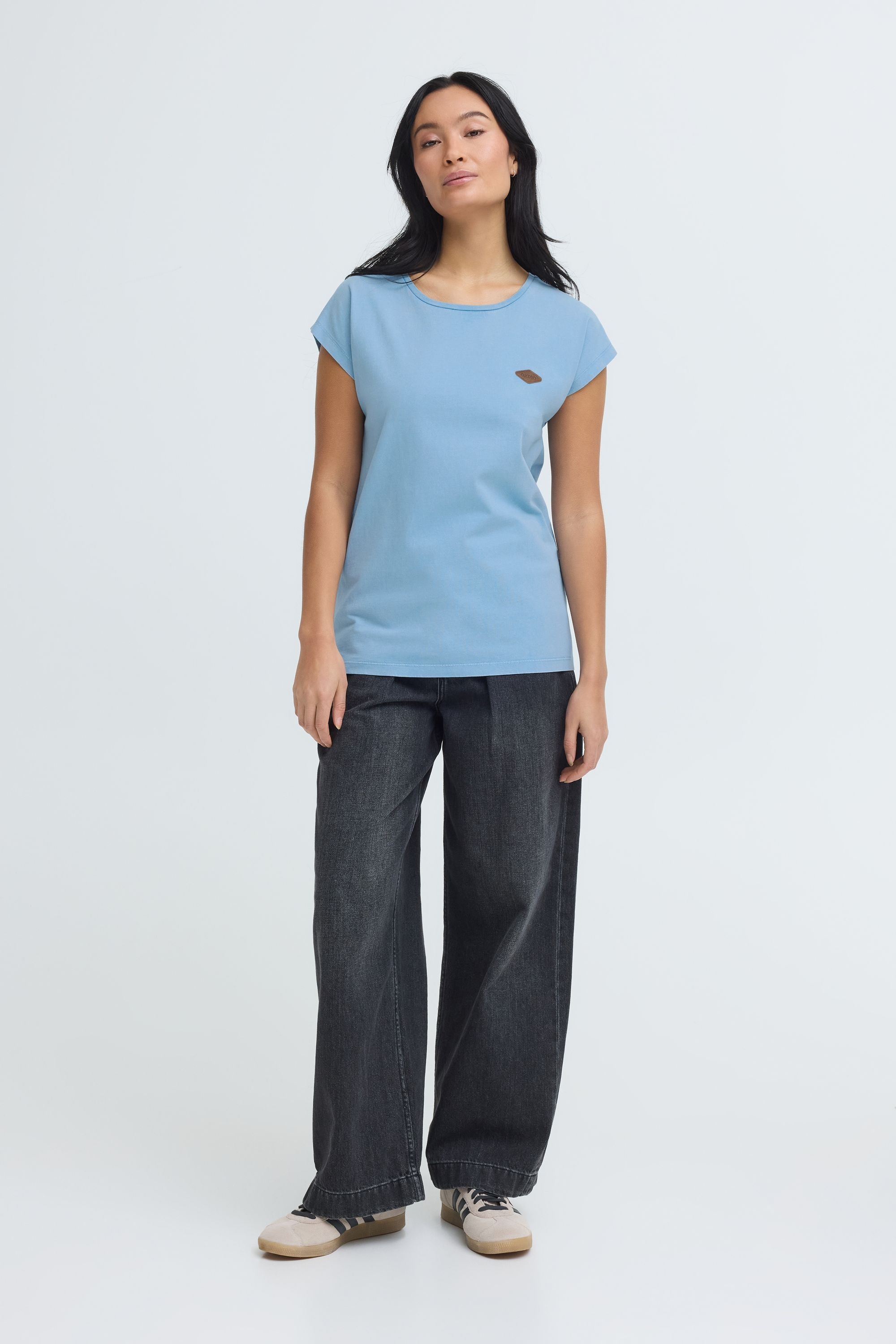 OXMO Rundhalsshirt "Rundhalsshirt OXSille" günstig online kaufen