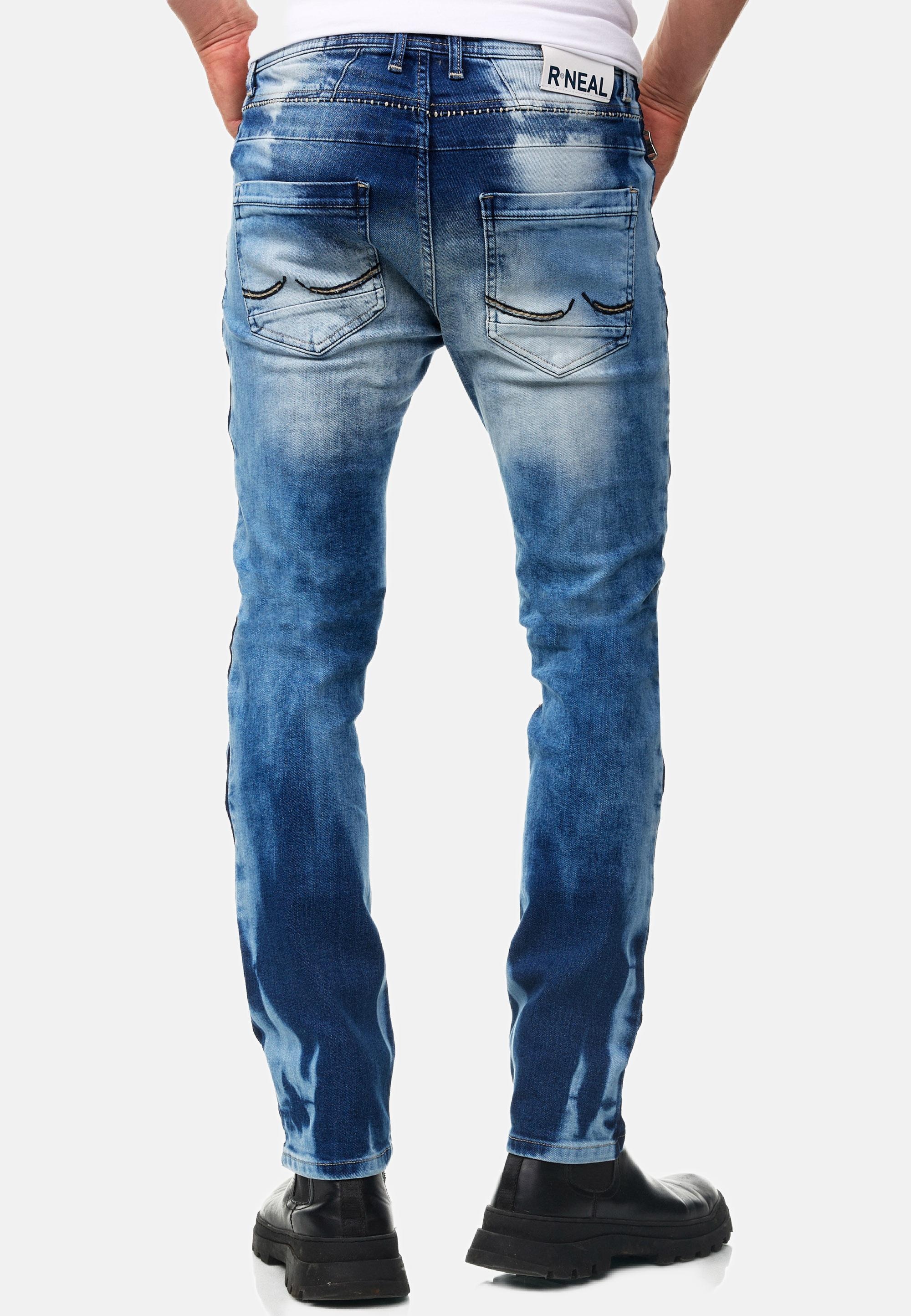 Rusty Neal Slim-fit-Jeans »MISATO«, im modischen Used-Look