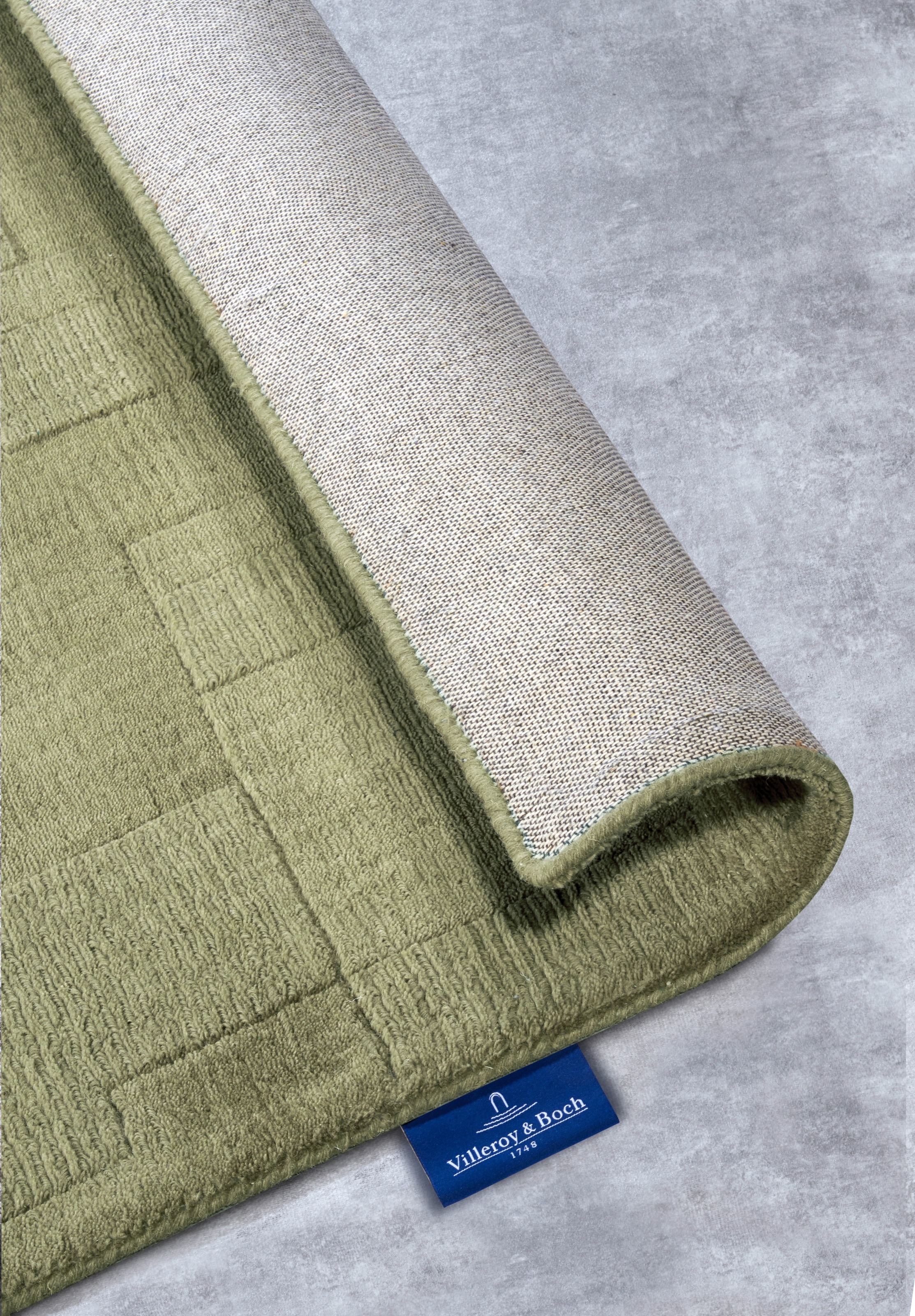 Villeroy & Boch Wollteppich »Wilhelmine«, rechteckig, 10 mm Höhe, Läufer, handgewebt, Wolle, Natur, Wohnzimmer, Geometrie, Boho