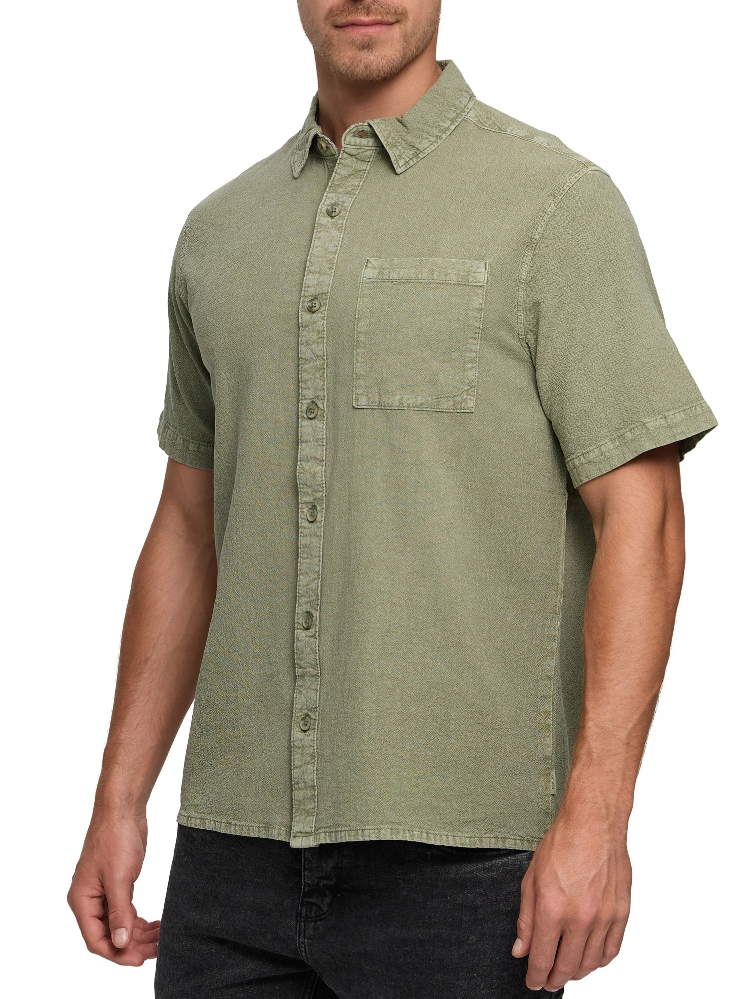 Indicode Kurzarmhemd "INTrypto Short Sleeve" günstig online kaufen