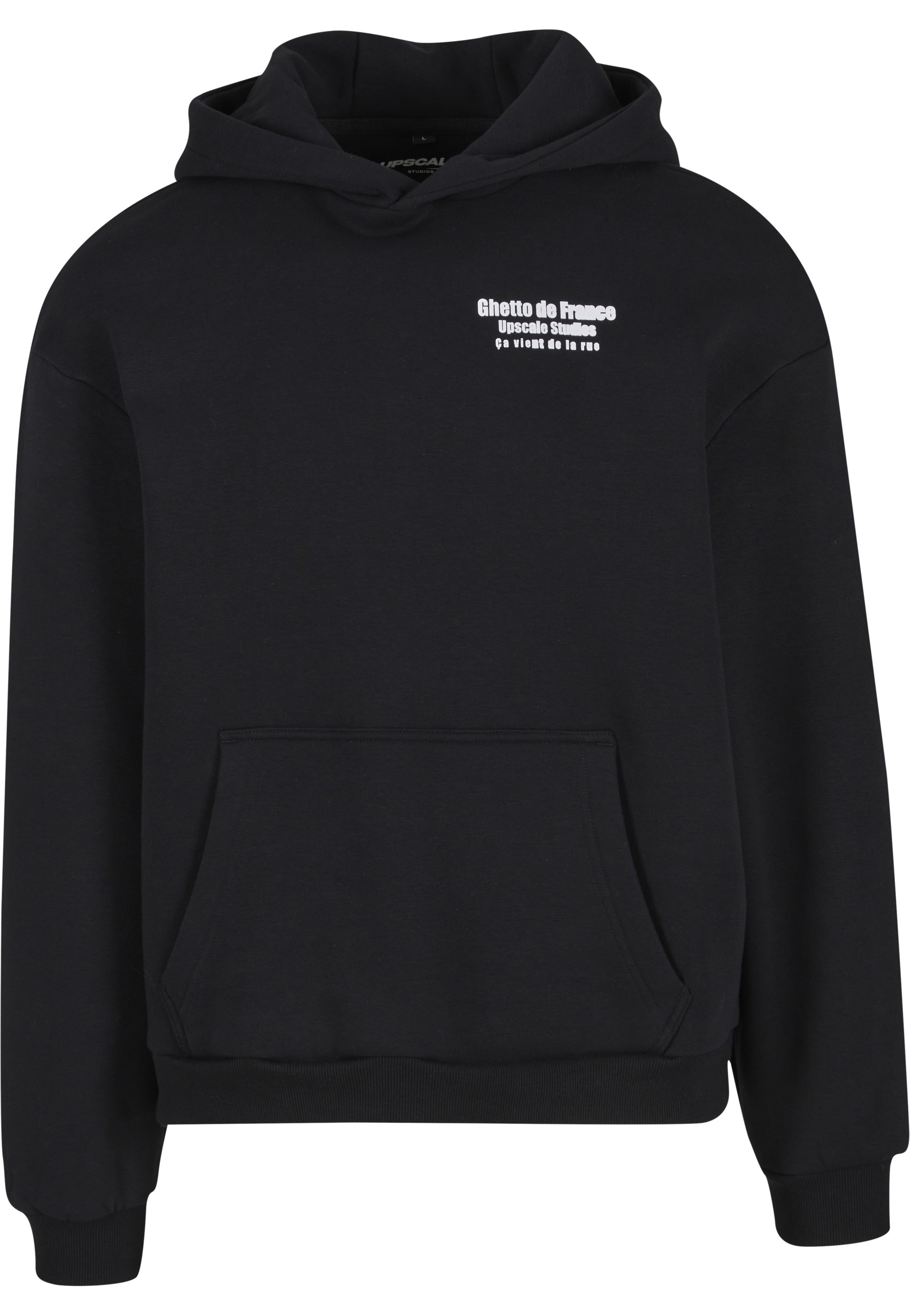 Upscale by Mister Tee Kapuzensweatshirt "Upscale by Mister Tee Ghetto de France Fluffy Hoody", 1