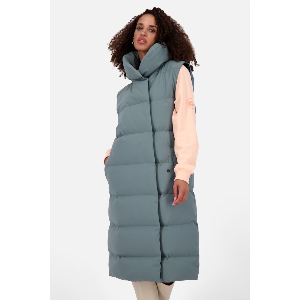 Alife & Kickin Steppweste »PhoebeAK A Long Vest Damen Steppweste, Weste«