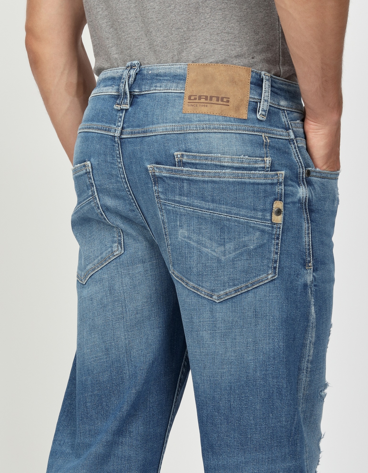 GANG Loose-fit-Jeans »94AIDEN«, mit doppelter Gesäßtasche