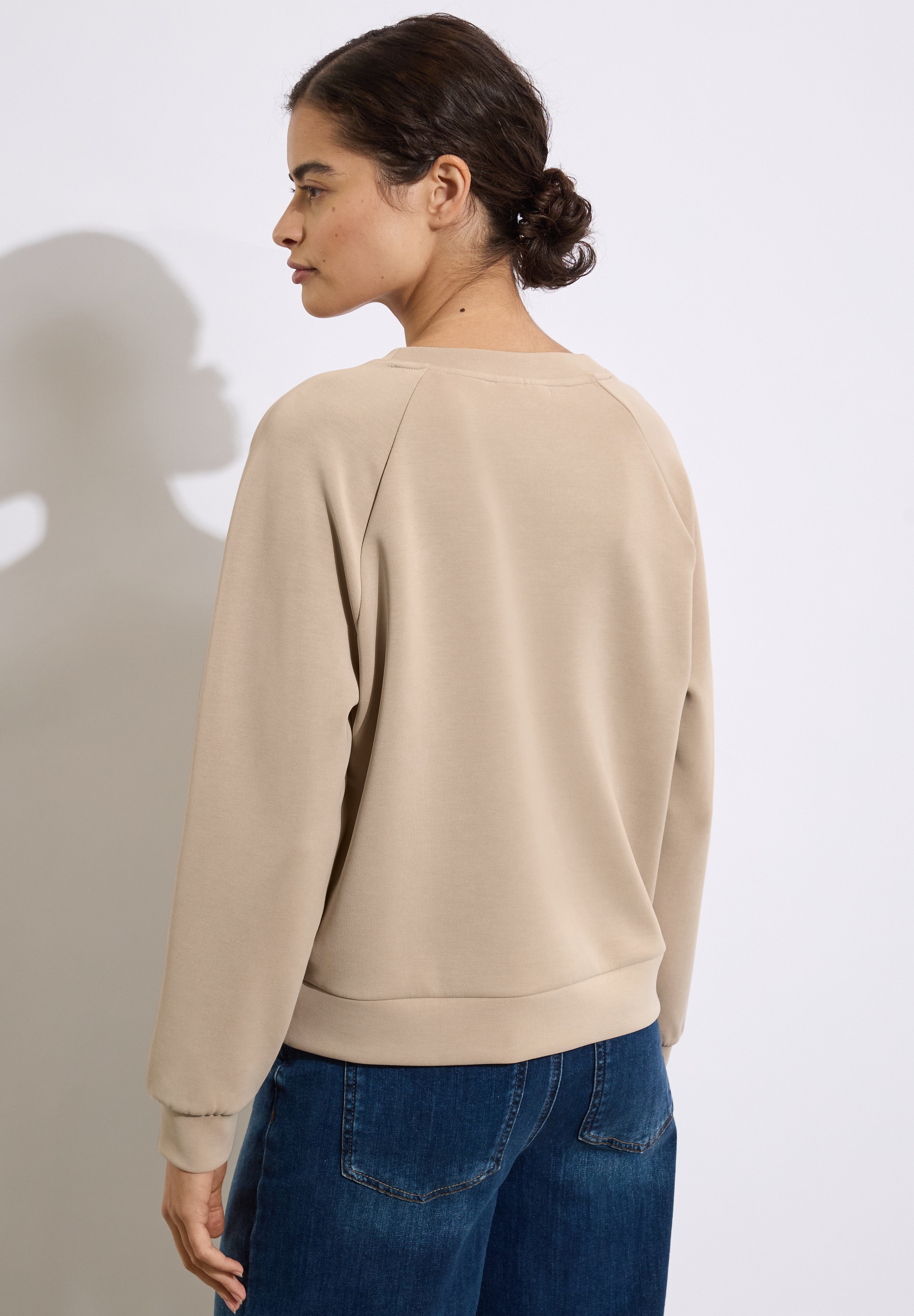 STREET ONE STUDIO Langarmshirt, mit Rundhalsausschnitt