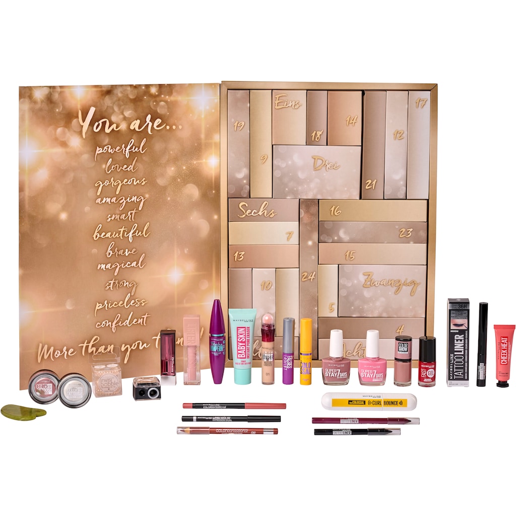 MAYBELLINE NEW YORK Adventskalender »Adventskalender 2022«, für Erwachsene