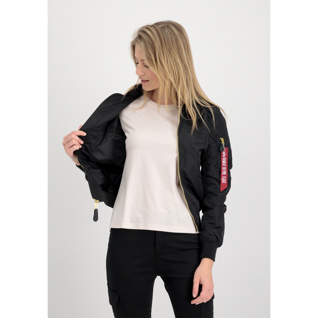 Alpha Industries Bomberjacke »Alpha Industries Women - Bomber & Flight Jackets MA-1 Hooded Wmn«