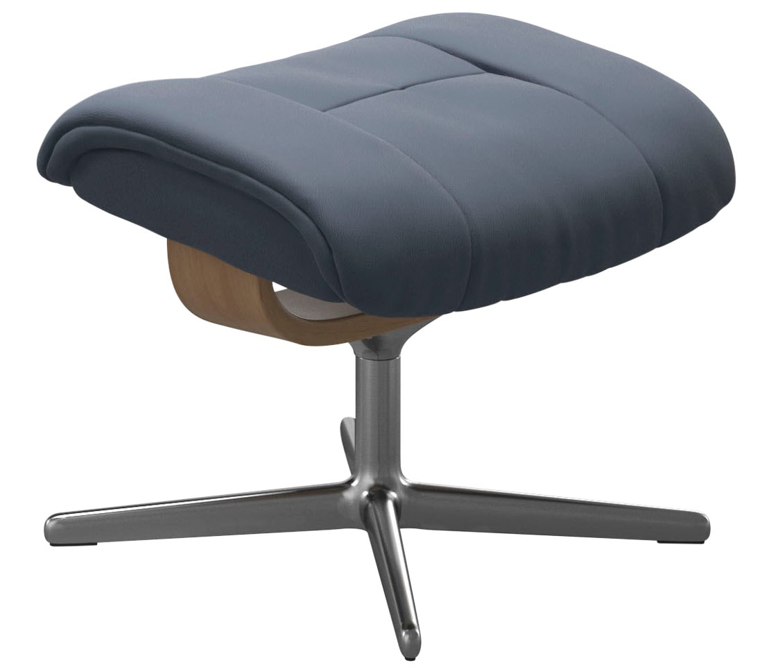 Stressless Fußhocker "Mayfair", mit Cross Base, Größe S, M & L, Holzakzent Eiche