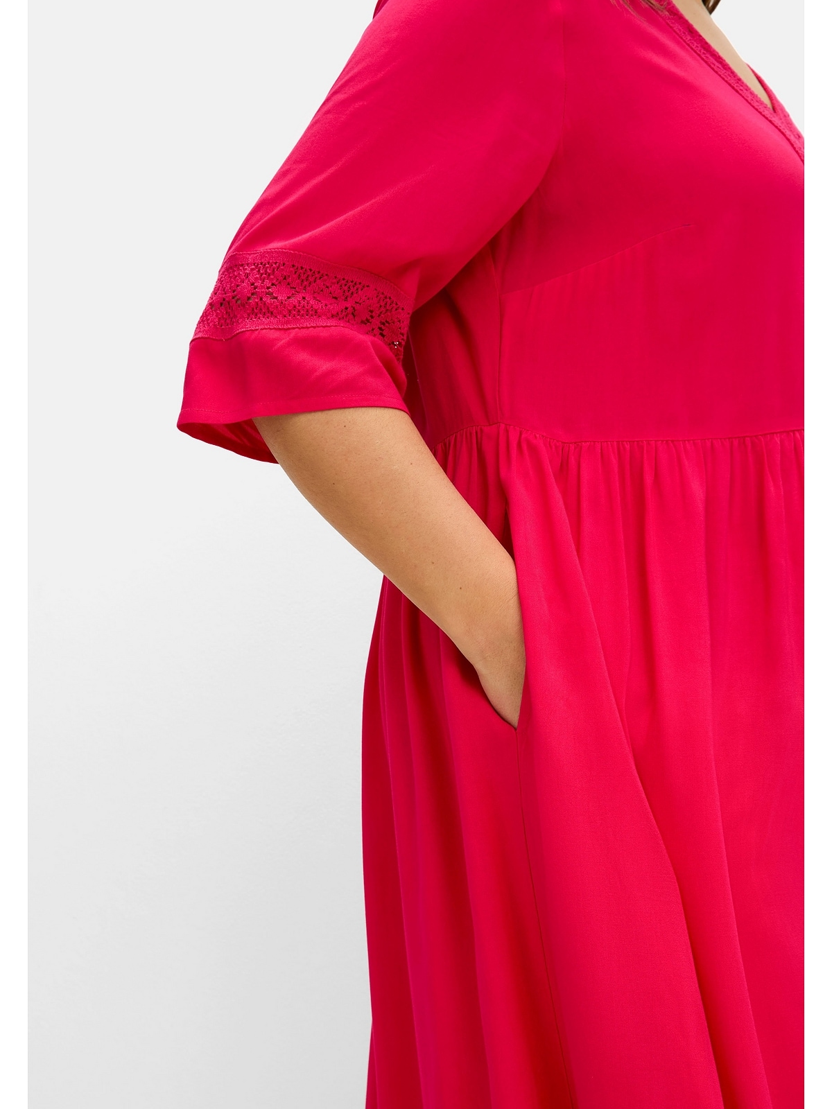 Sheego Sommerkleid »Große Größen«, mit Häkelspitze