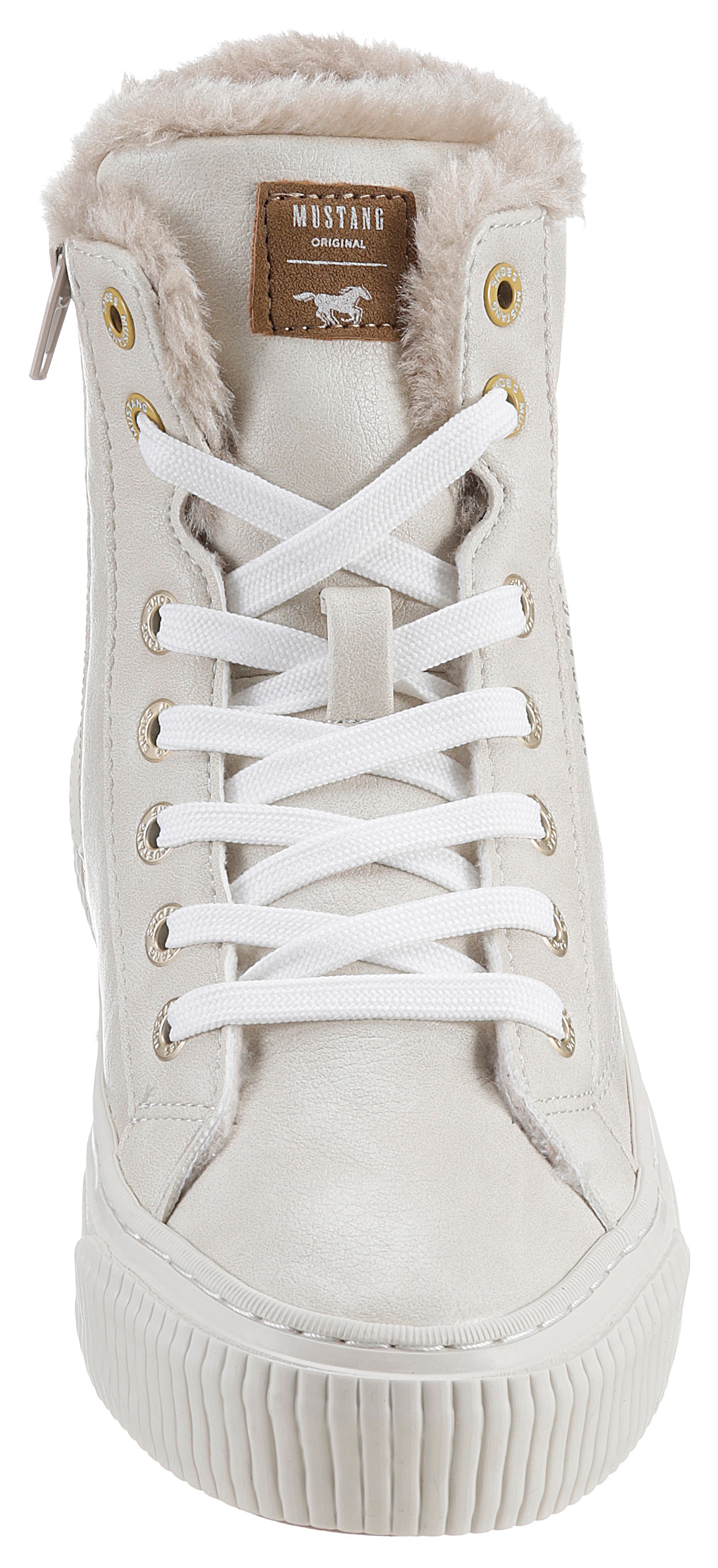 Thumbnail - Mustang Shoes Winterboots, High Top Sneaker, Schnürboots mit Plateausohle