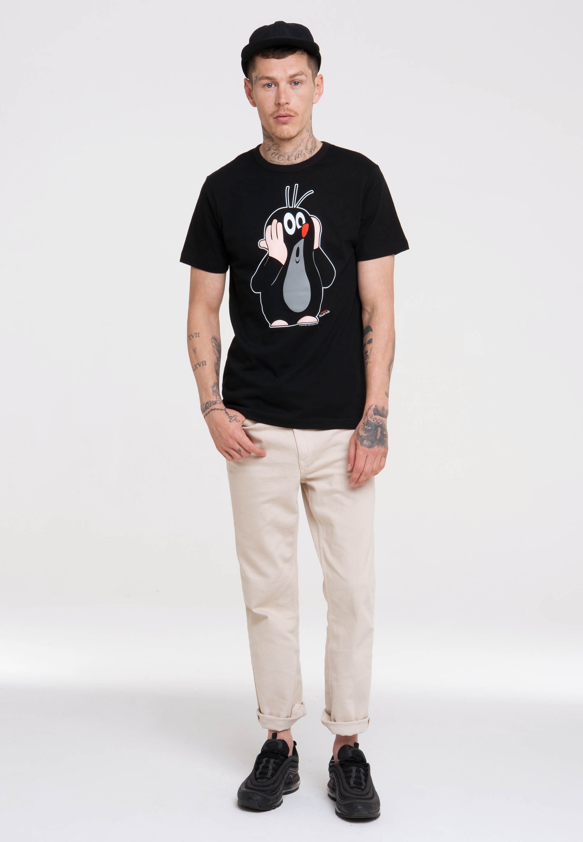 LOGOSHIRT T-Shirt Maulwurf«, mit Print bestellen ▷ kleine | BAUR »Der lizenziertem