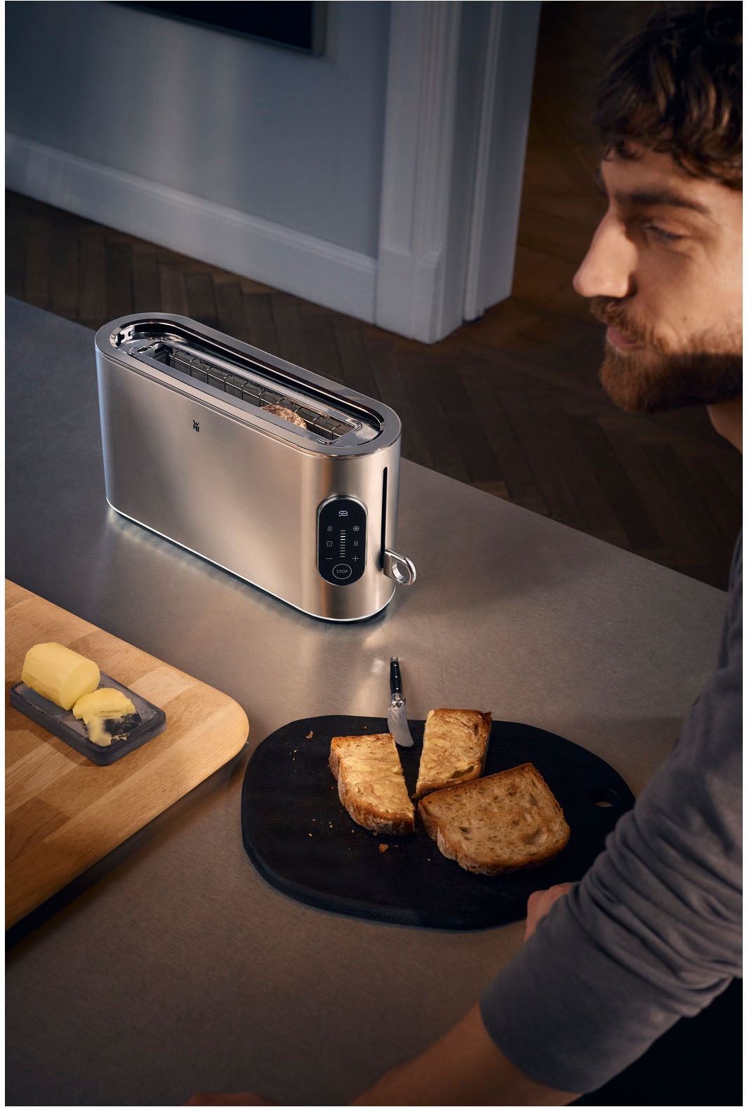 WMF Toaster »Lumero«, 1 langer Schlitz, für 2 Scheiben, 980 W