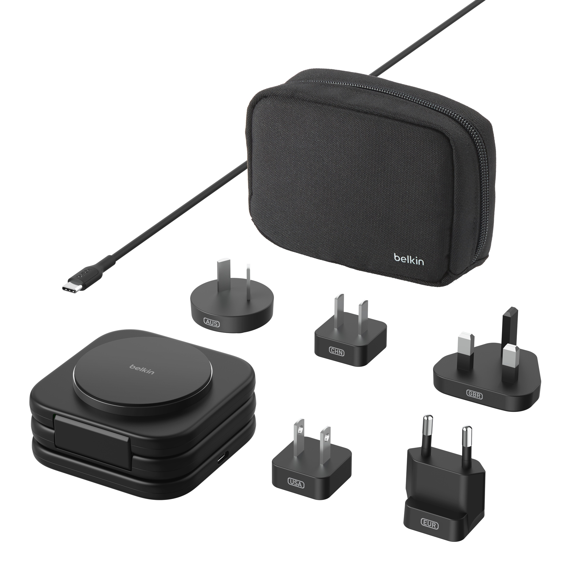 Belkin Wireless Charger »BoostCharge Pro magnetische 3-in-1-Reiseladestation + Tipps«