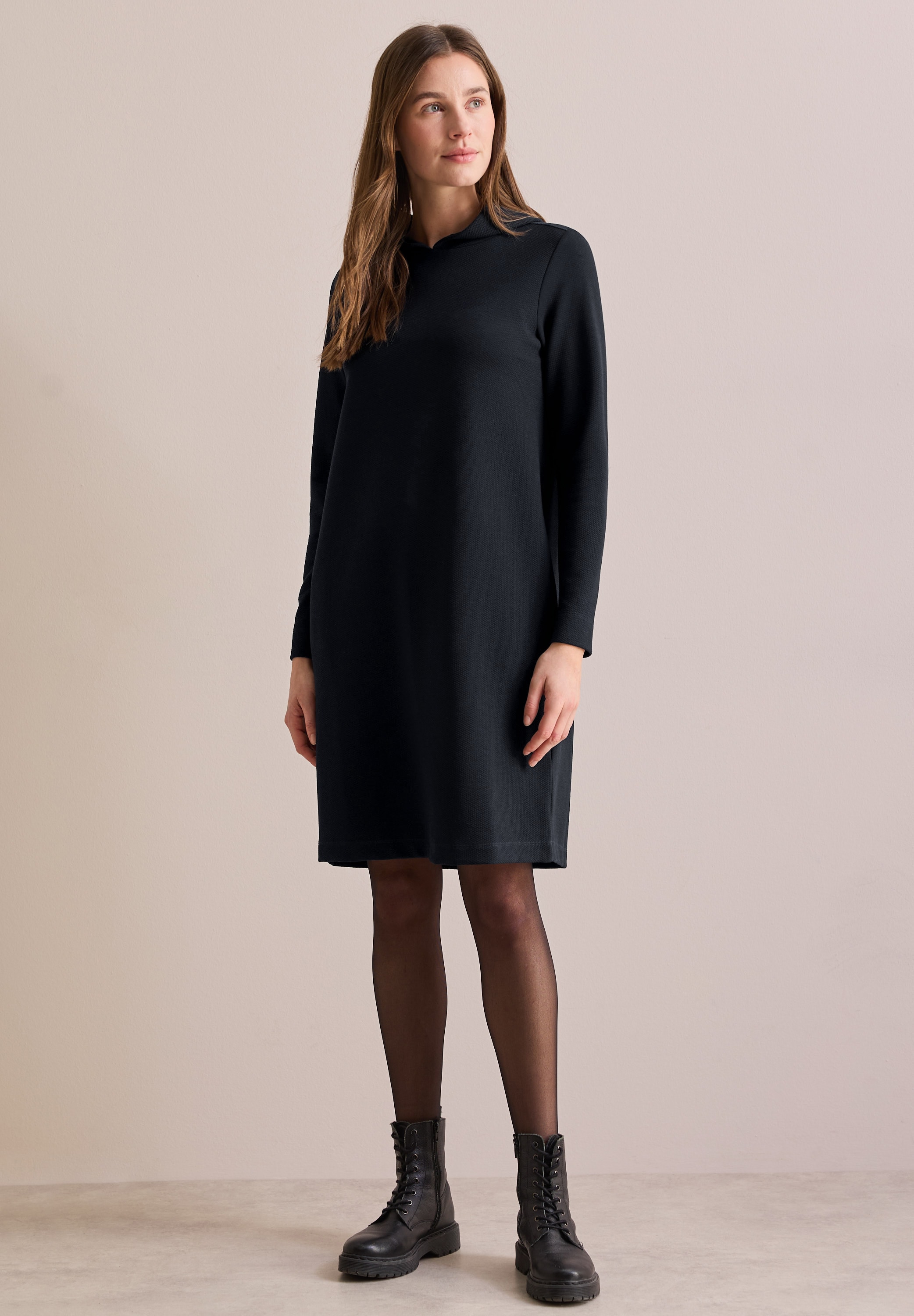 Cecil Sweatkleid Eingrifftaschen mit Eingrifftaschen günstig online kaufen