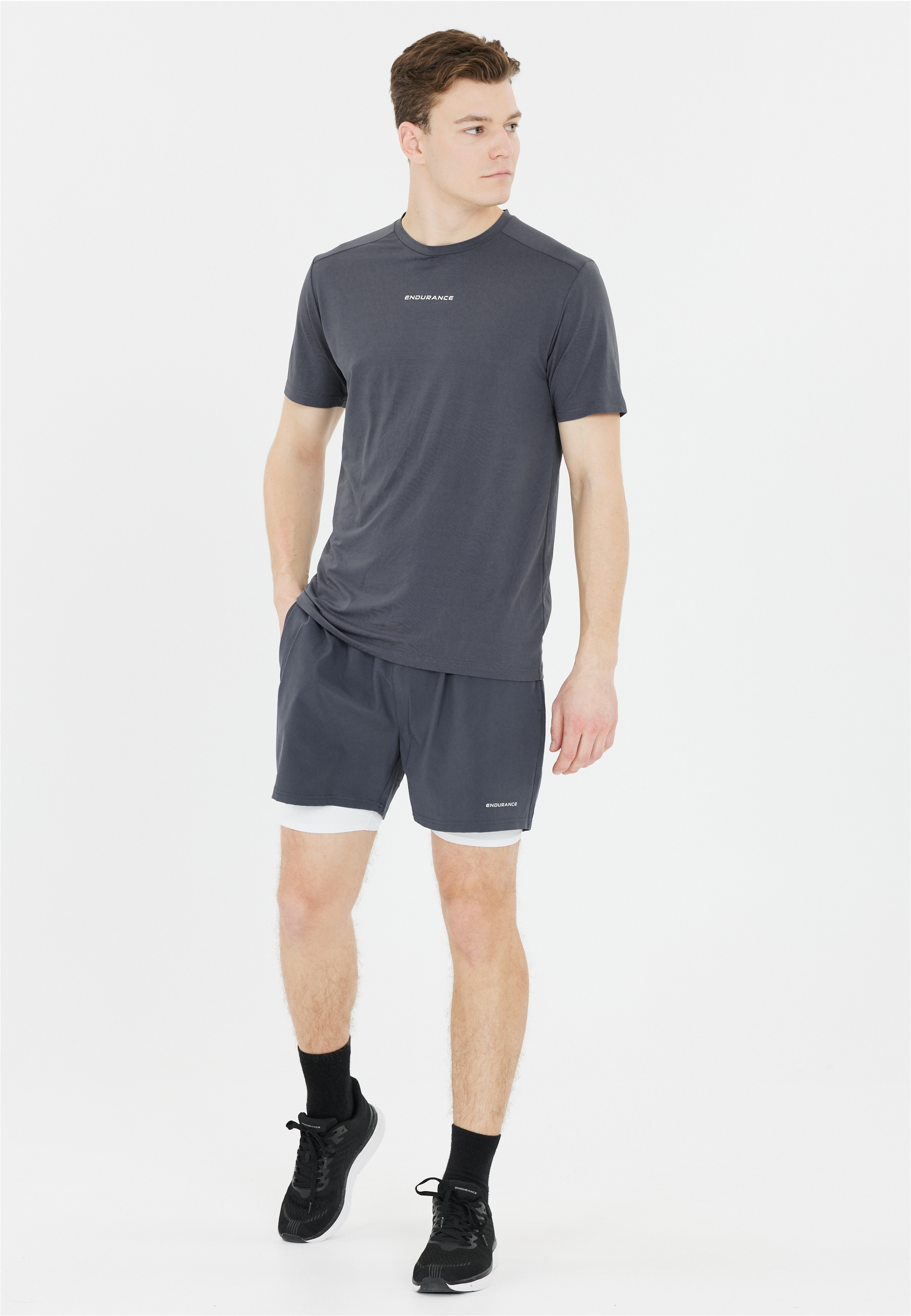 ENDURANCE Funktionsshirt »Loker«, Mit 4-Wege-Stretch und recycelten Materialien