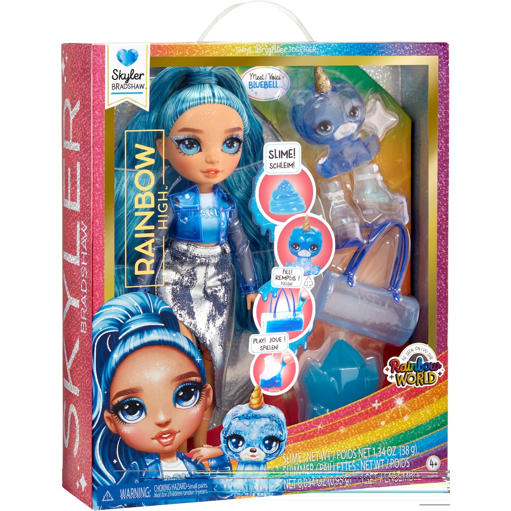 RAINBOW HIGH Anziehpuppe »Classic Rainbow Fashion Doll - Skyler (blue)«