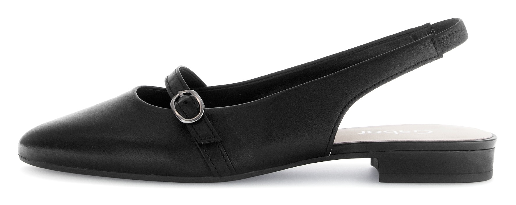 Gabor Slingpumps, Blockabsatz, Abendschuh, Businessschuh, elastisches Fersenriemchen