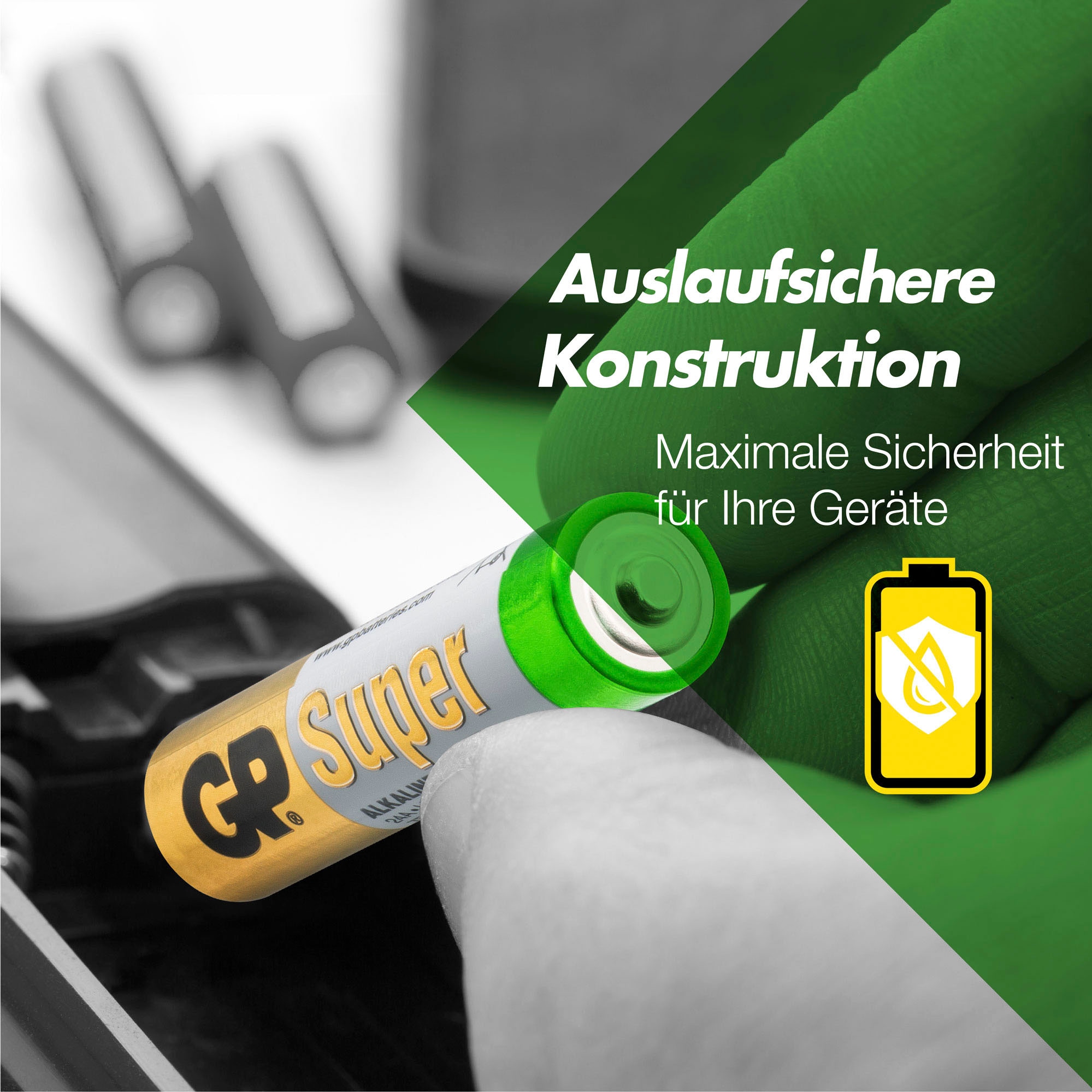 GP Batteries Batterie »20er Pack Super Alkaline AAA«, 1,5 V, (Set, 20 St.)