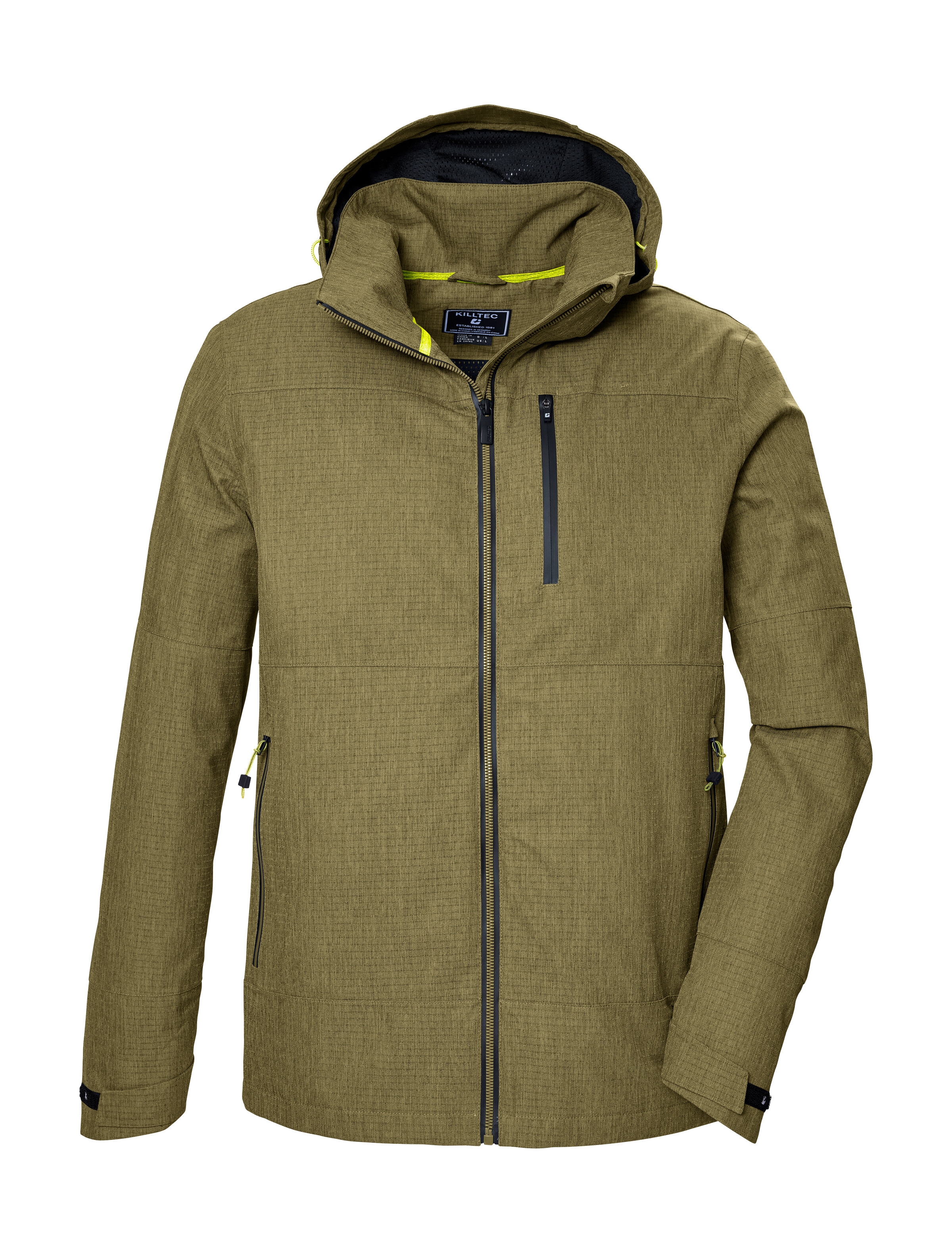 Killtec Outdoorjacke "KOS 74 MN JCKT" Wasser- und winddichte Herrenjacke, atmungsaktiv, verstellbar