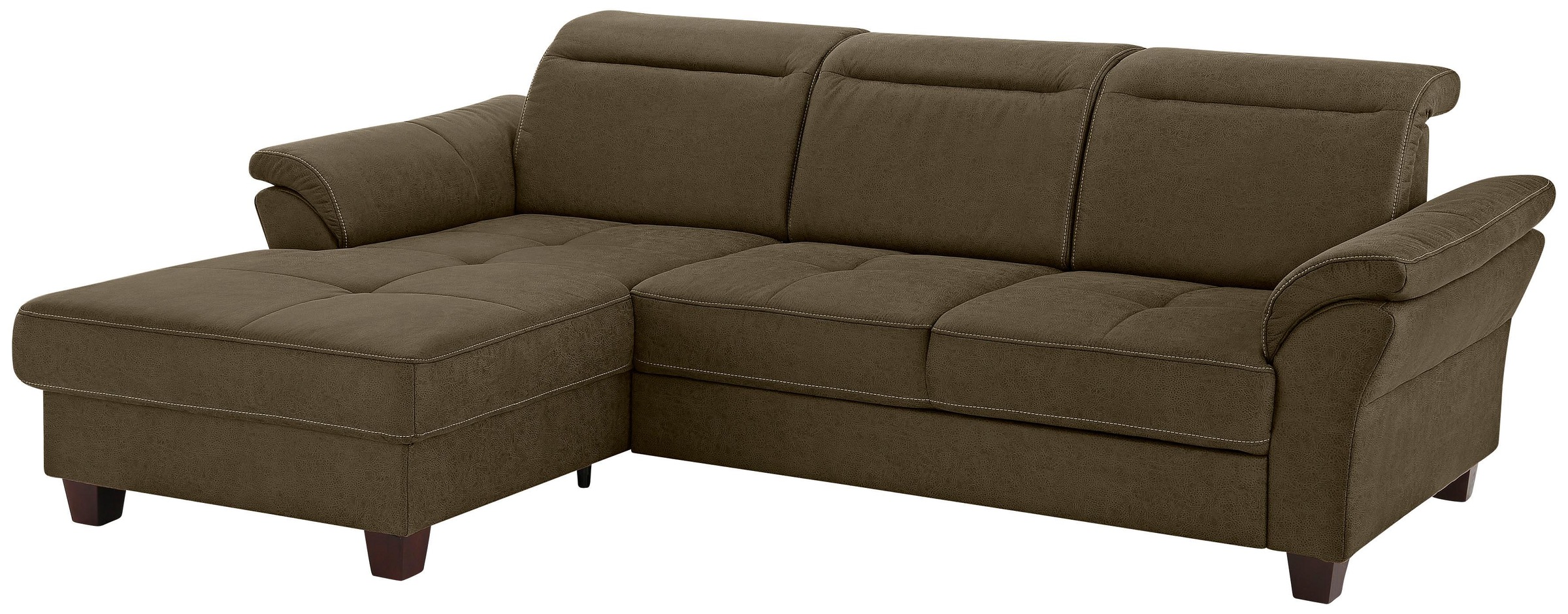 Home affaire Ecksofa "Solvei L-Form" mit Recamierenabschluß und Sitztiefenv günstig online kaufen