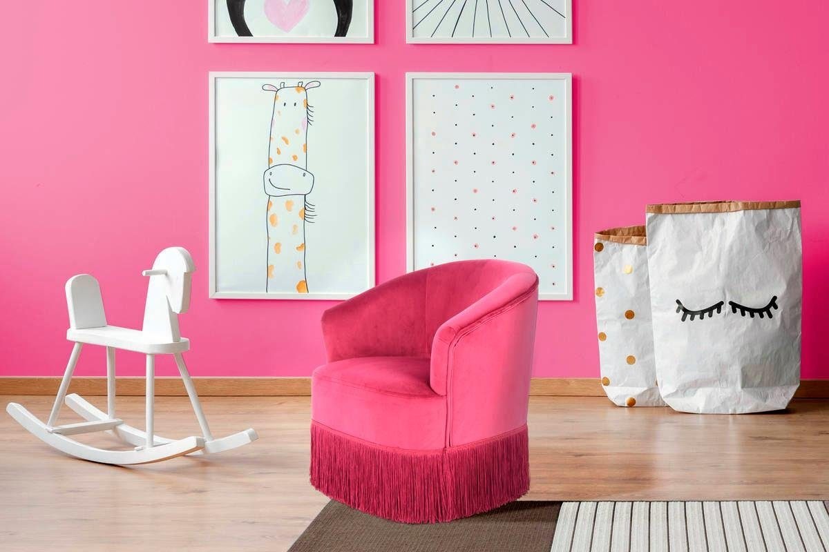 Kayoom "Kinderstuhl Alfred 225, Kindersessel" 1 Stk. tlg. samtweicher Bezug, gemütlicher Sitz, samtweicher Bezug