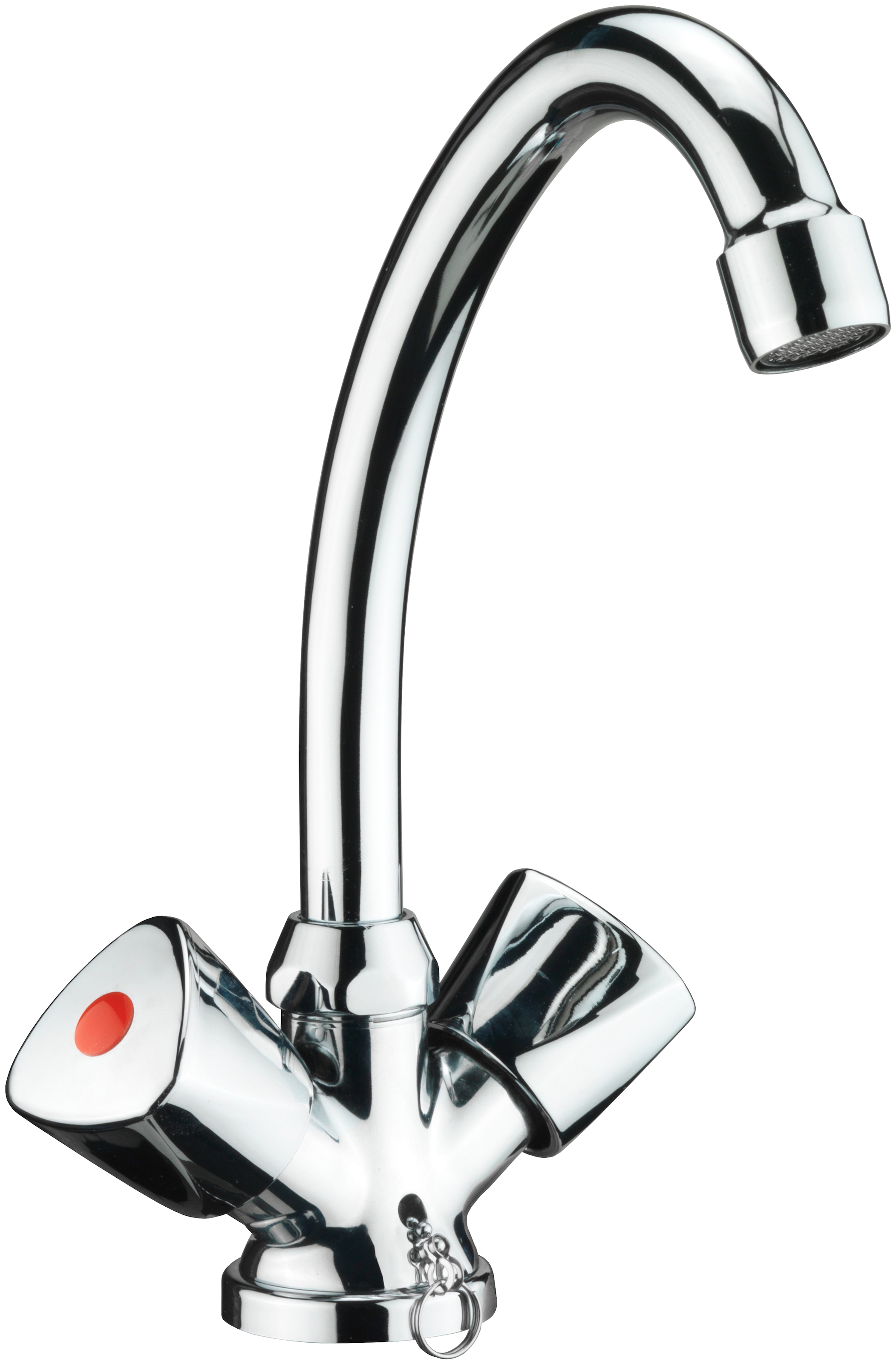 CORNAT Waschtischarmatur ""Lisa" - Verchromter Messingkörper - Hohe Auslauf günstig online kaufen