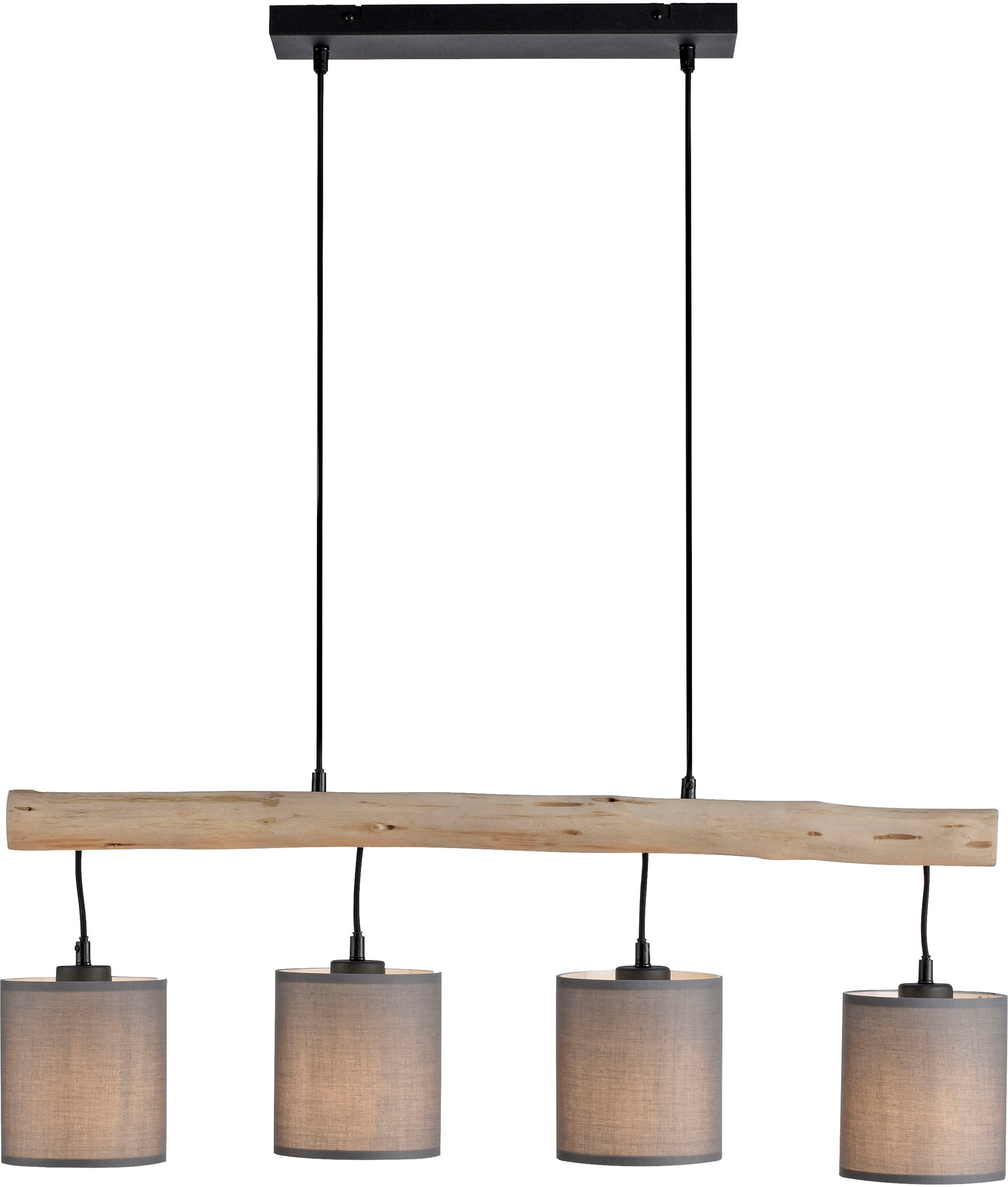 JUST LIGHT Pendelleuchte »GREEN TRIB«, 4 flammig, Leuchtmittel E27 | ohne Leuchtmittel