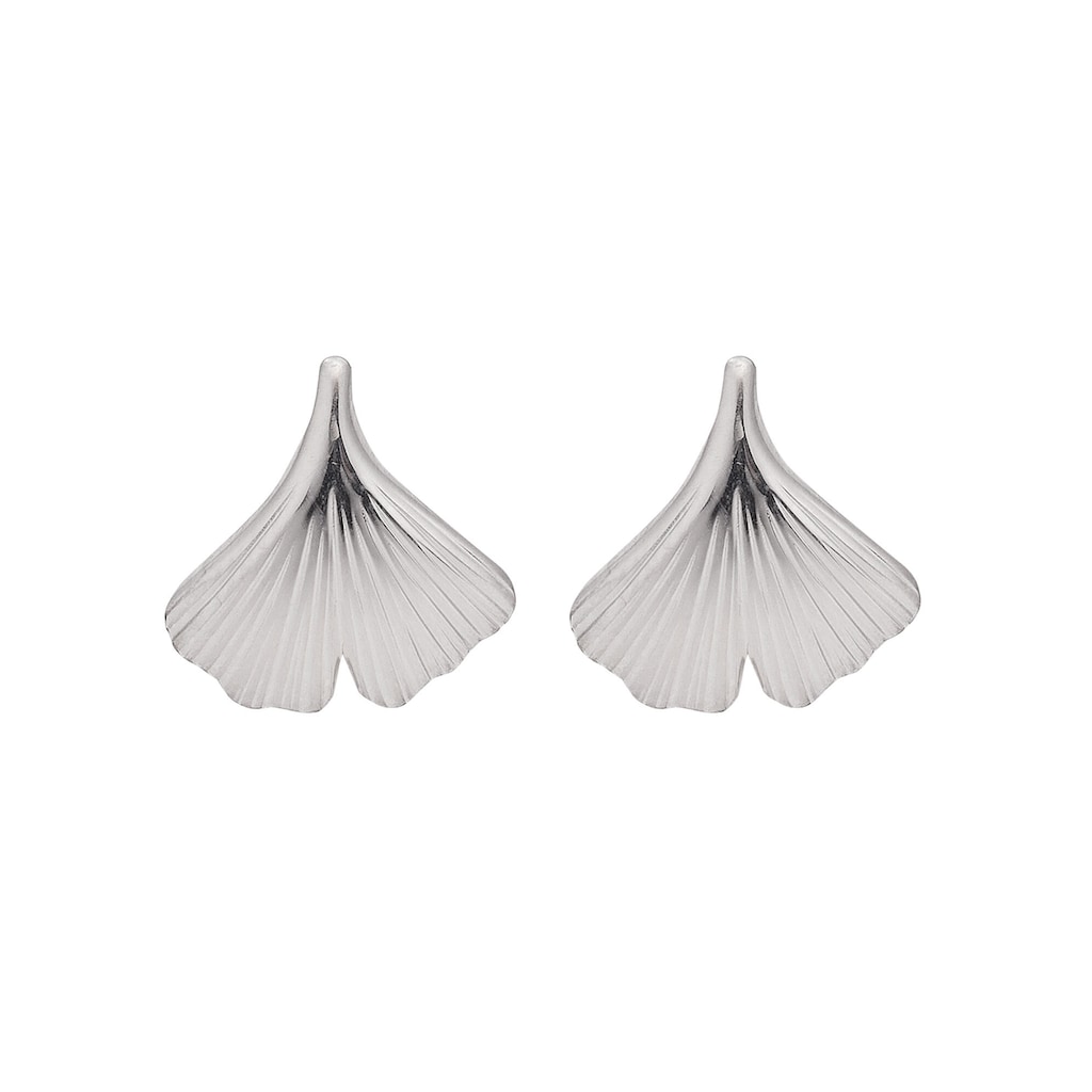 Adelia´s Paar Ohrhänger »925 Silber Ohrringe Ohrstecker Ginkoblatt« Silberschmuck für Damen