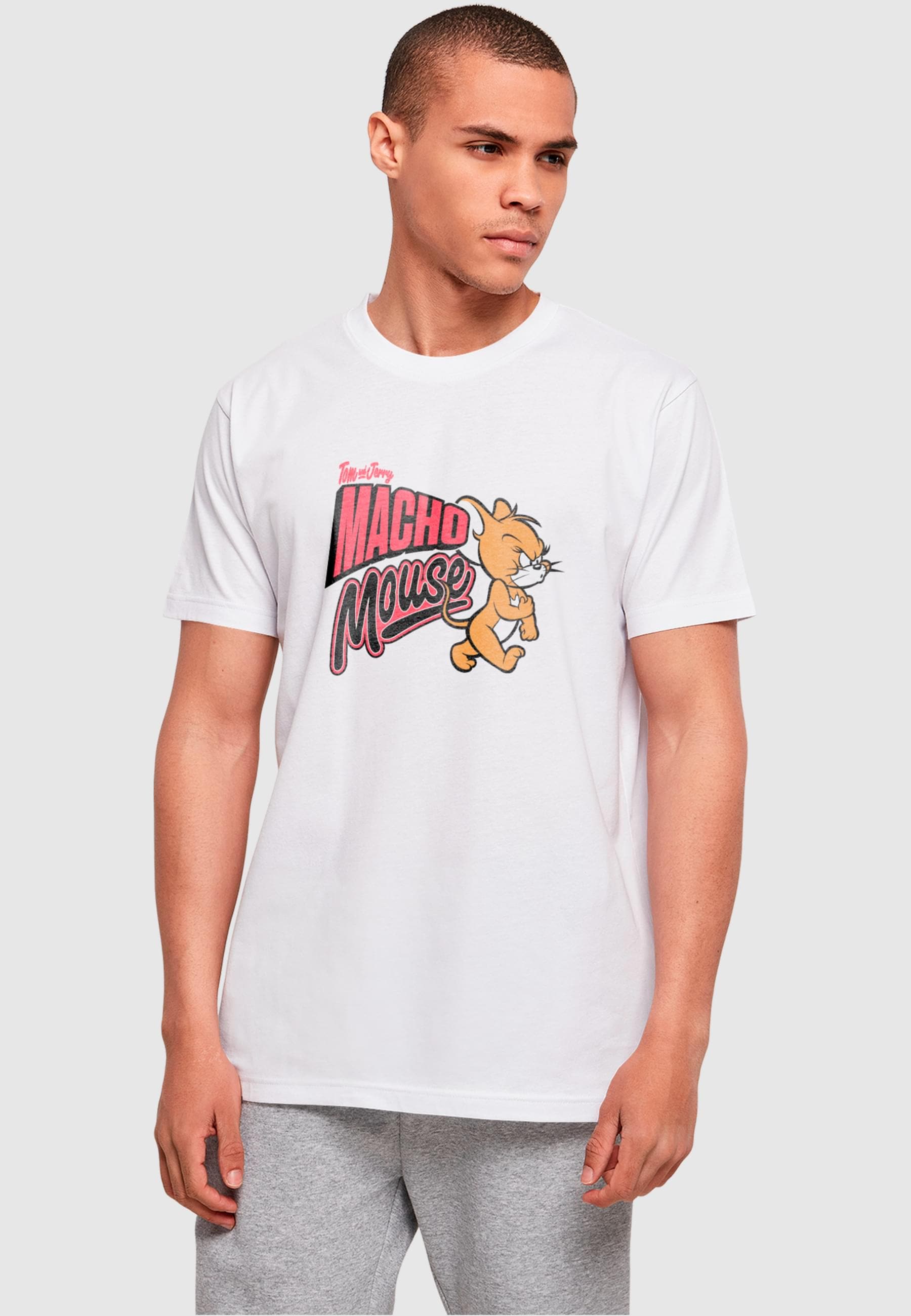 ABSOLUTE CULT T-Shirt »ABSOLUTE CULT Herren Tom and Jerry - Macho Mouse T-Shirt«, (1 tlg.)