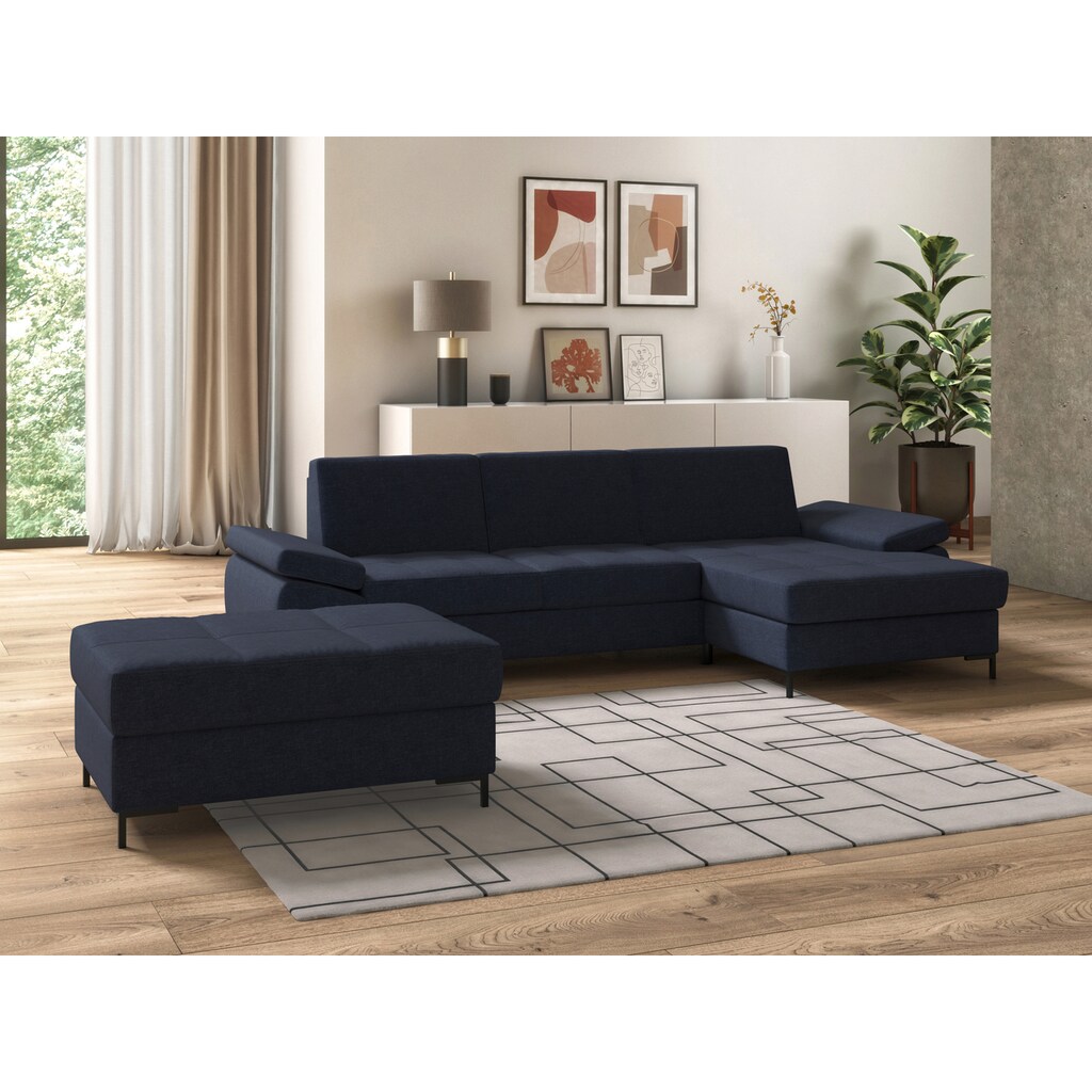 DOMO collection Ecksofa »Capelo L-Form«