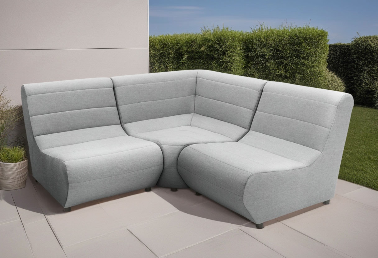 Sofa-Eckelement »Soleil, pflegeleichter und wetterfester Bezug«, Outdoor, besonderes...