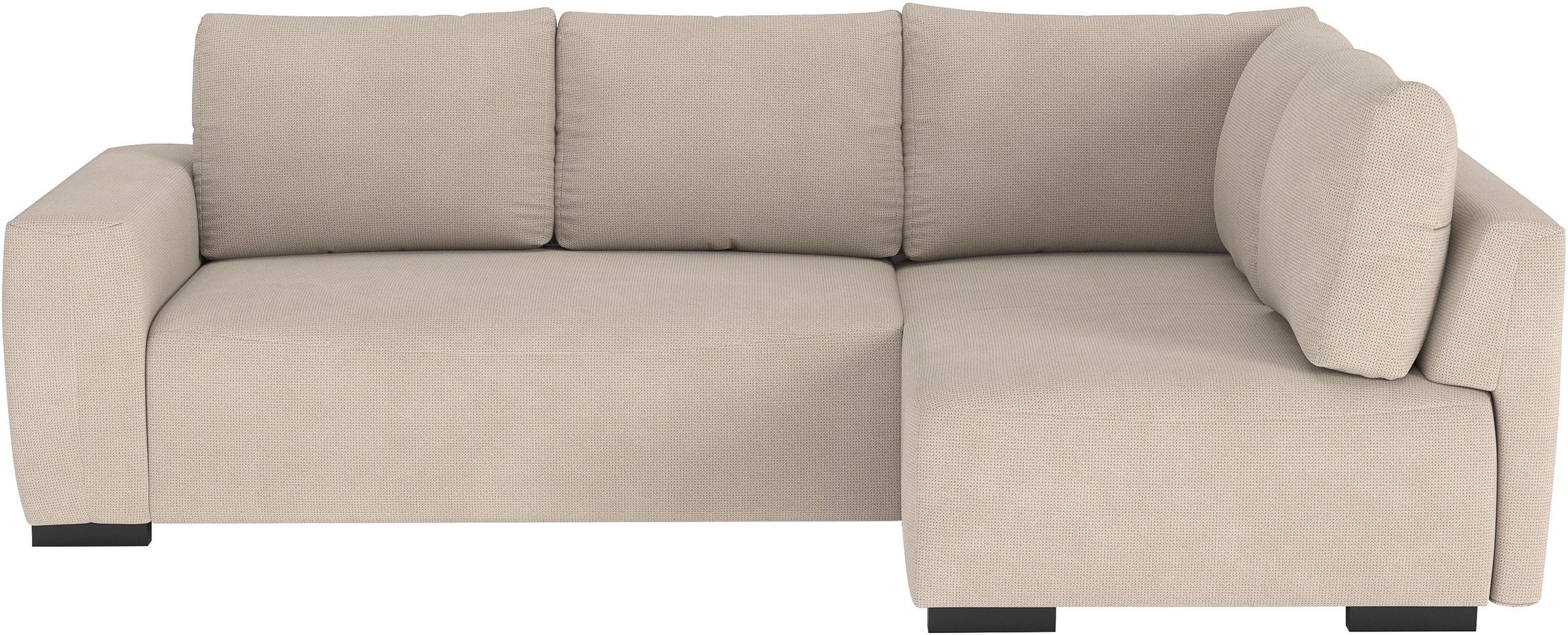 COTTA Ecksofa »Giro L-Form, Ottomane, Breite 252 cm« wahlweise mit Bettkasten und Trendbezug CORD!