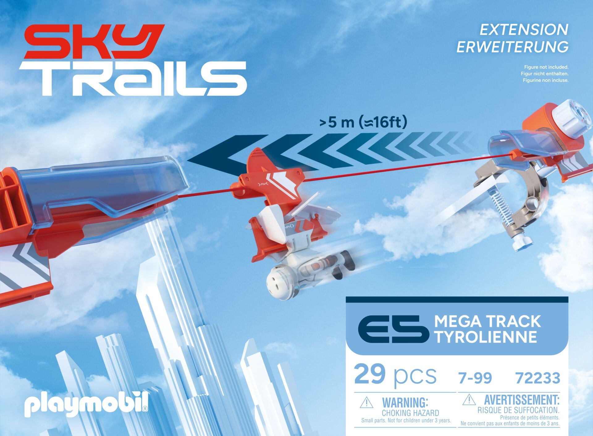 Playmobil® Konstruktions-Spielset »Mega Track (72233), SkyTrails« Made in Europe
