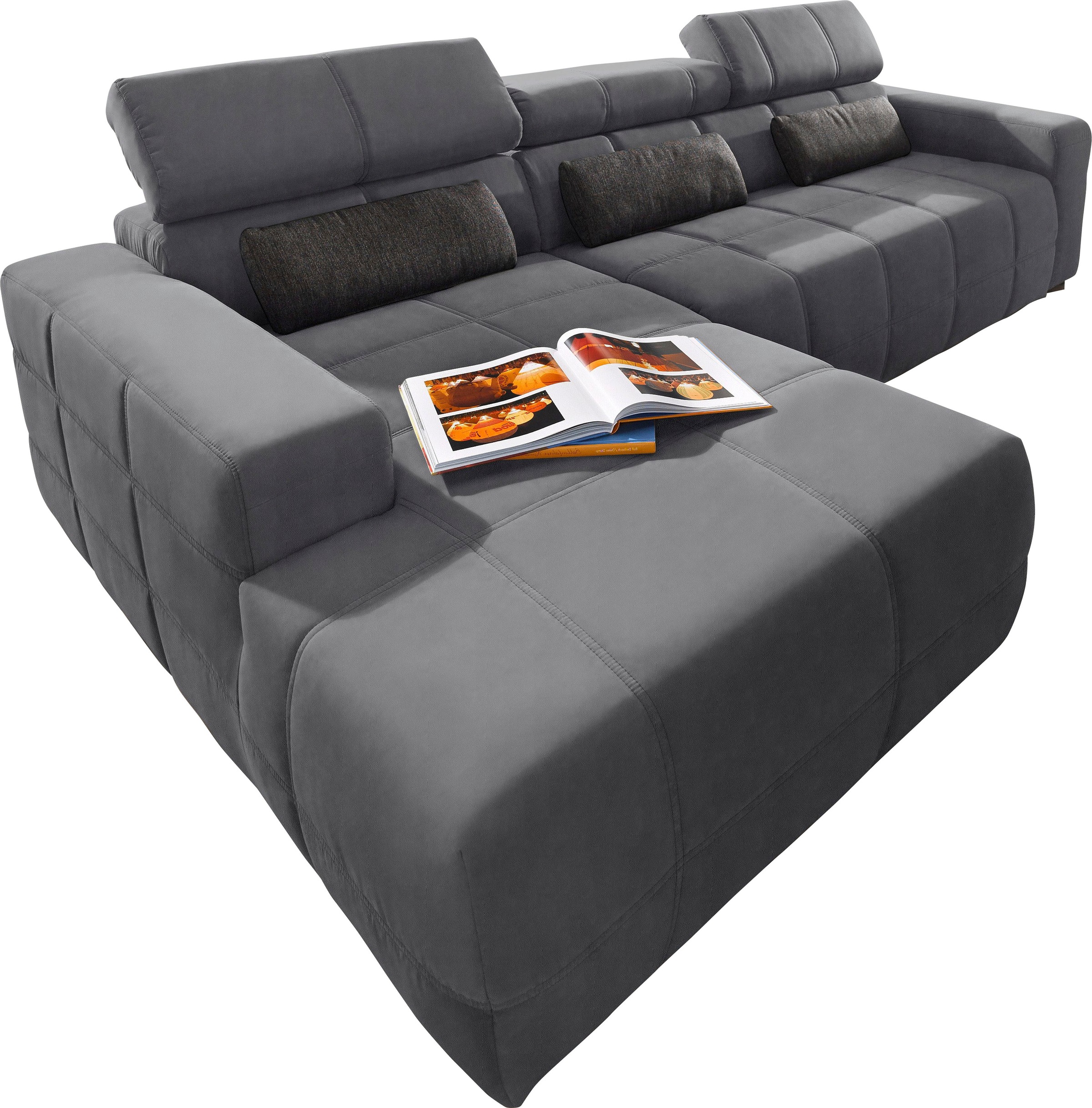 DOMO collection Ecksofa "Brandon große Ausführung B/T/H: 289/177/80 cm, auc günstig online kaufen