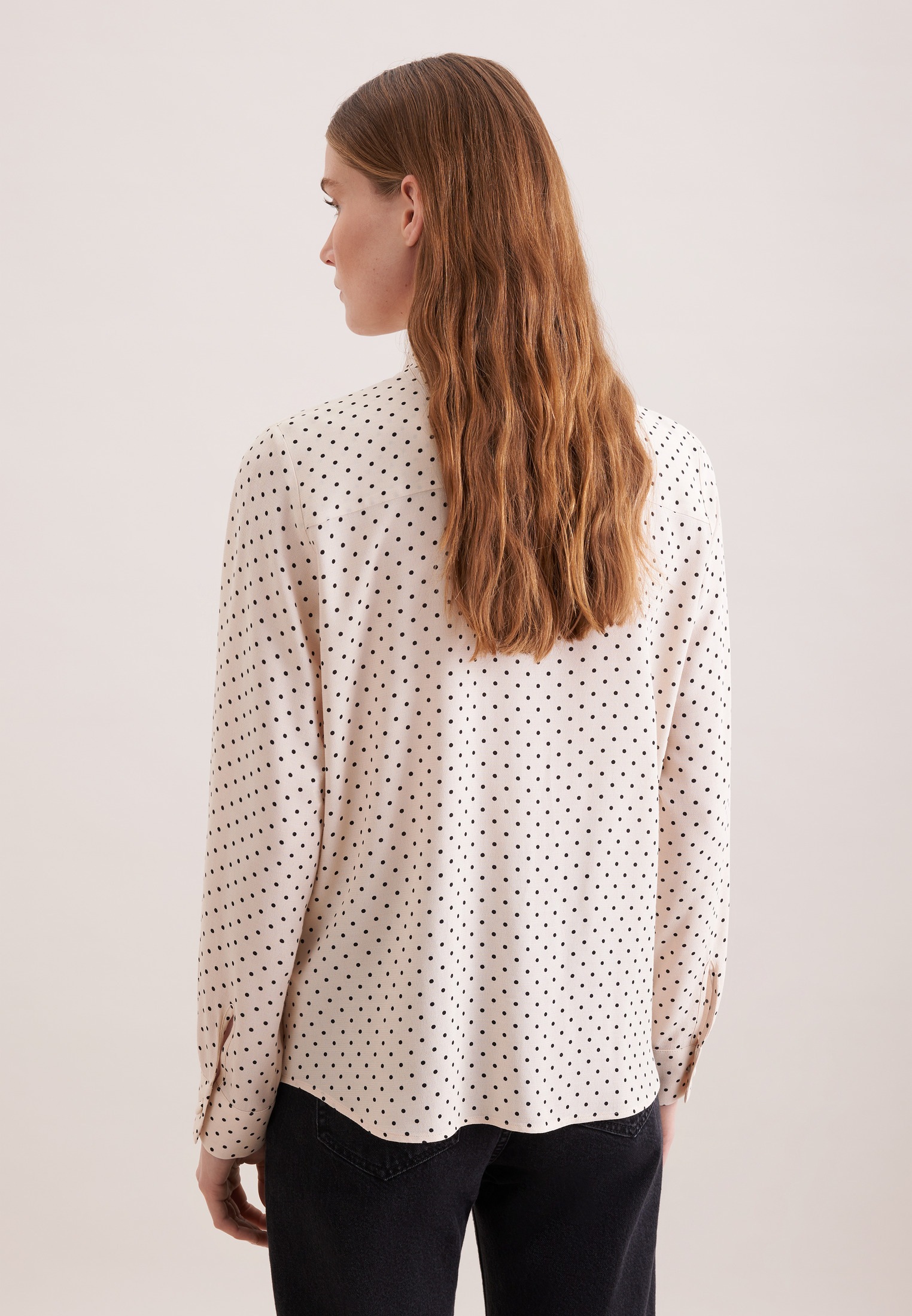 seidensticker Klassische Bluse 1/1 Kragen Druck günstig online kaufen