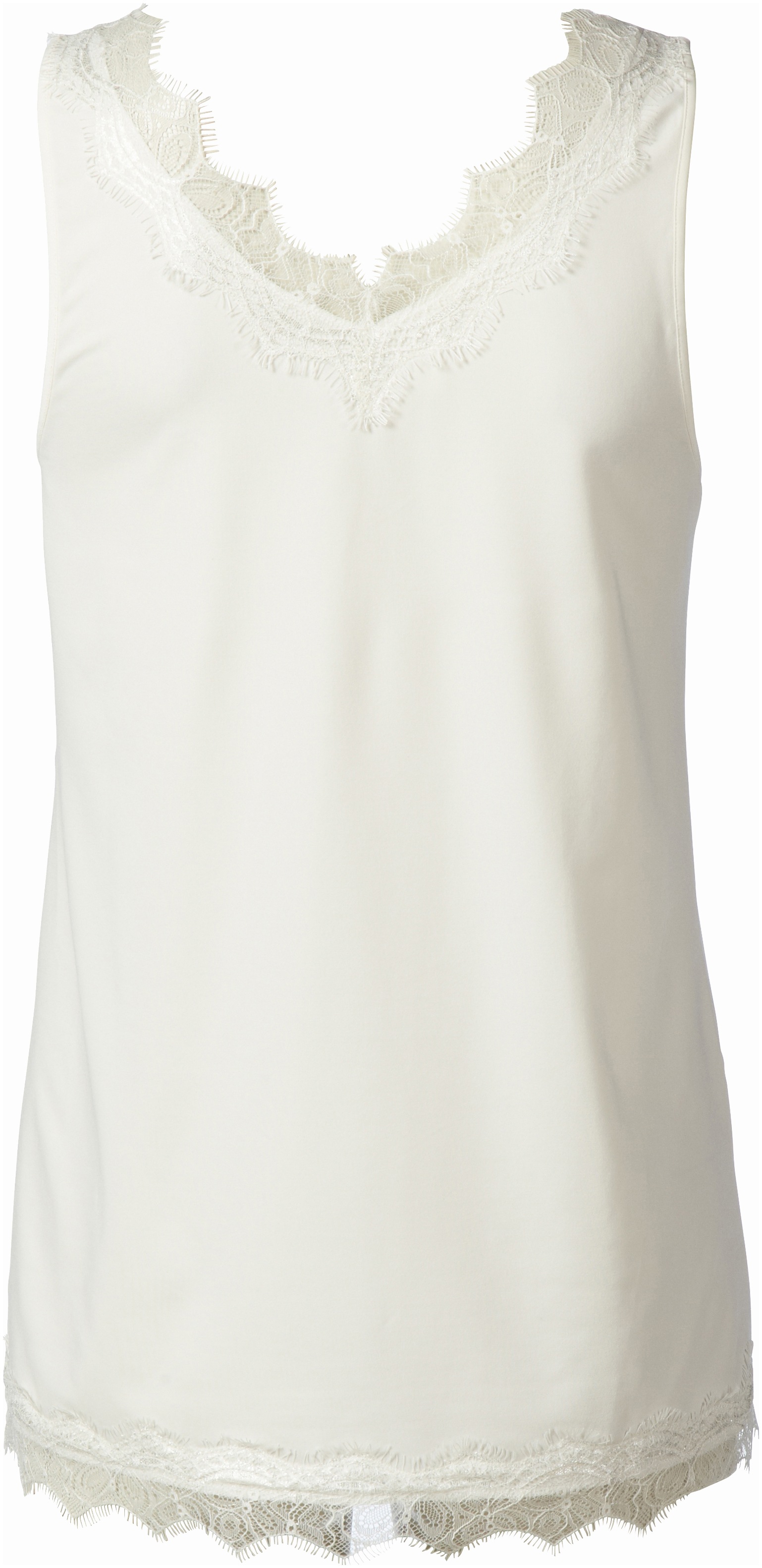 rosemunde Unterziehshirt "Billie Tank Top", Vintage-Spitzenbesatz an V- Aus günstig online kaufen