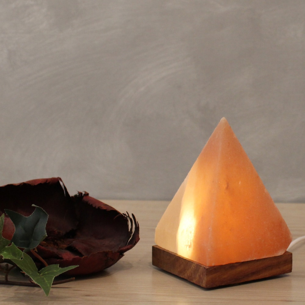 HIMALAYA SALT DREAMS Salzkristall-Tischlampe | »USB-Pyramide«, ca.11 Handgefertigt - Unikat, Stein H: bestellen aus BAUR ein jeder cm Salzkristall