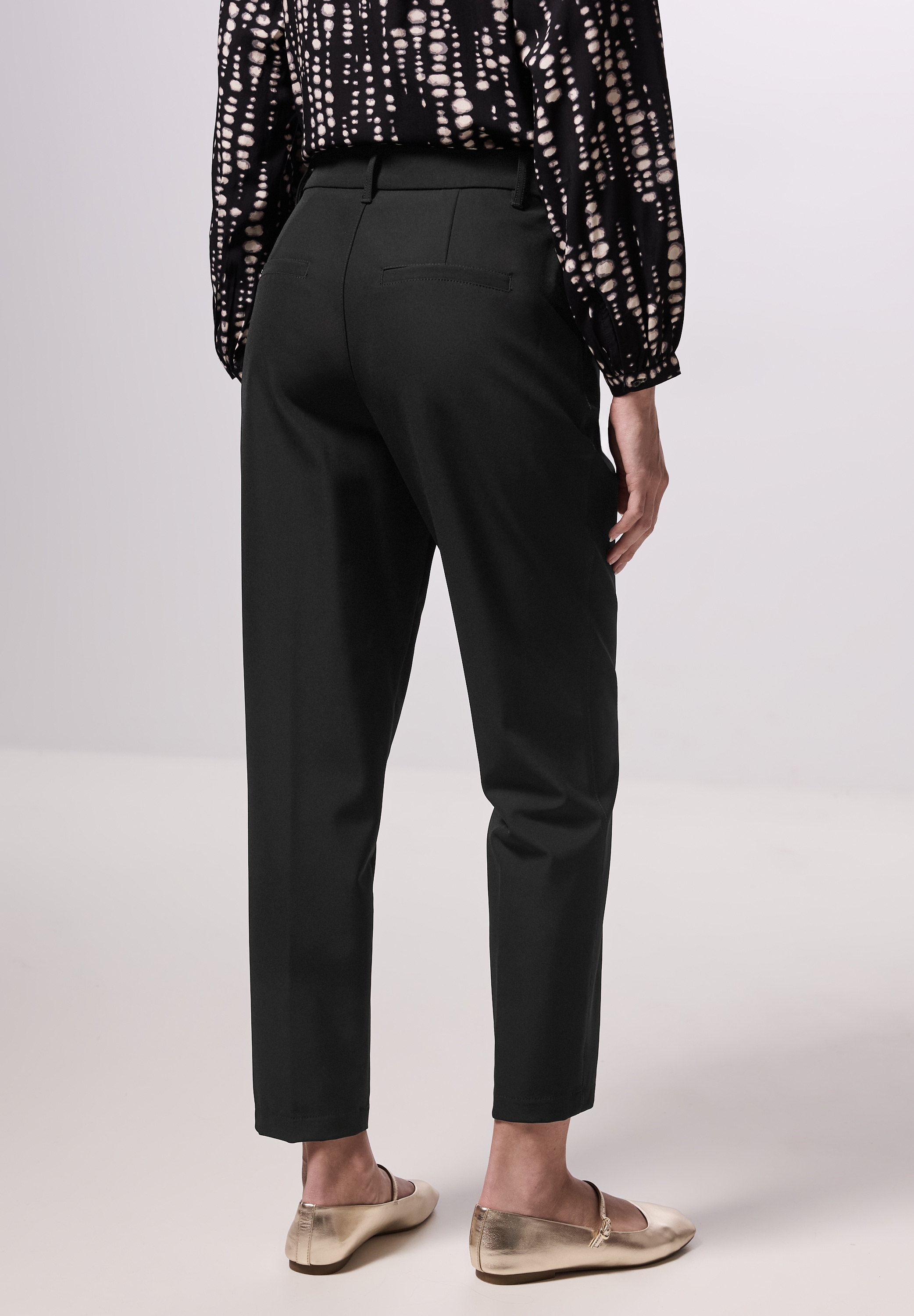 STREET ONE STUDIO Chinohose, High Waist