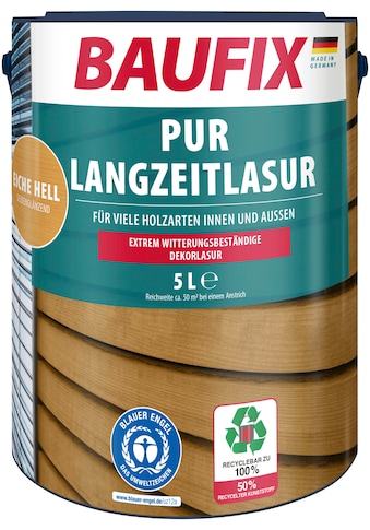 Baufix Holzschutzlasur »PUR Langzeitlasur« UV...