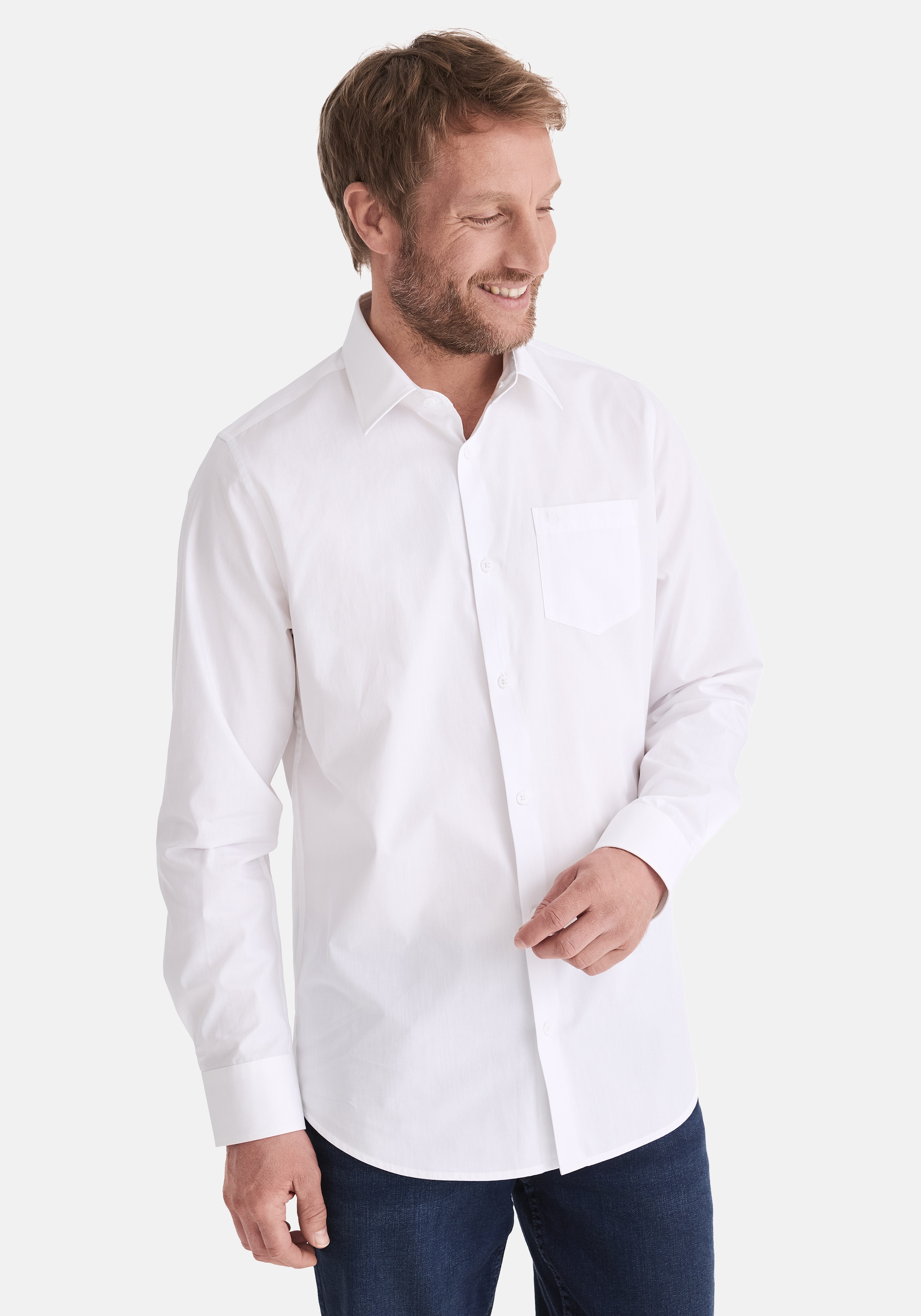 Stooker Men Langarmhemd "HUGH Hemd Langarm Regular Fit", Langarm Hemd Regul günstig online kaufen