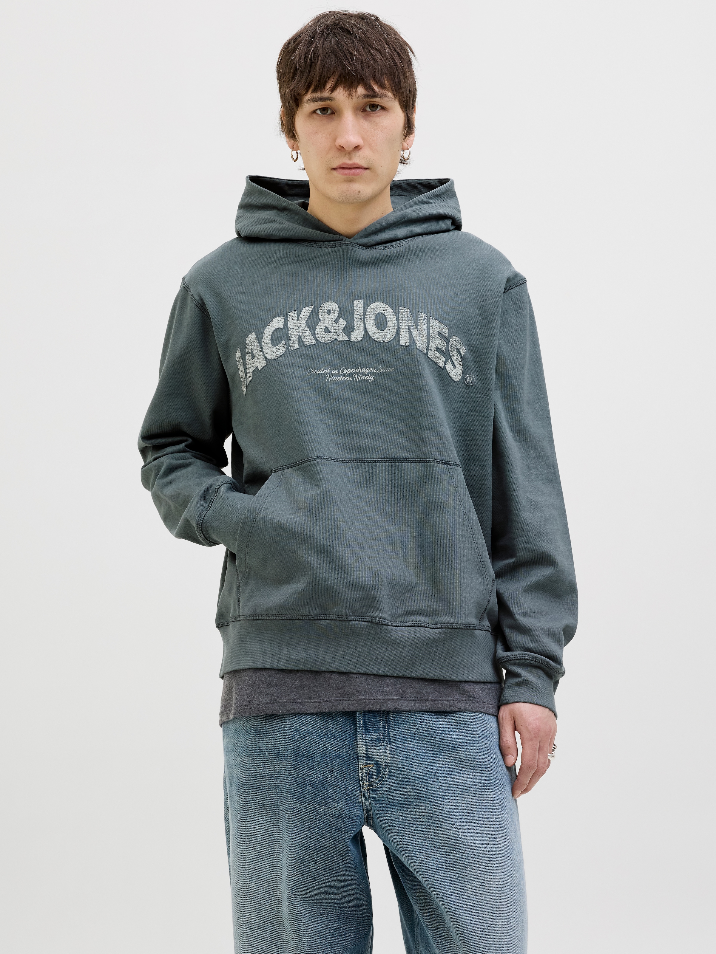 Jack & Jones Kapuzensweatshirt "JORALMERIA SWEAT HOOD", mit Logo Print günstig online kaufen